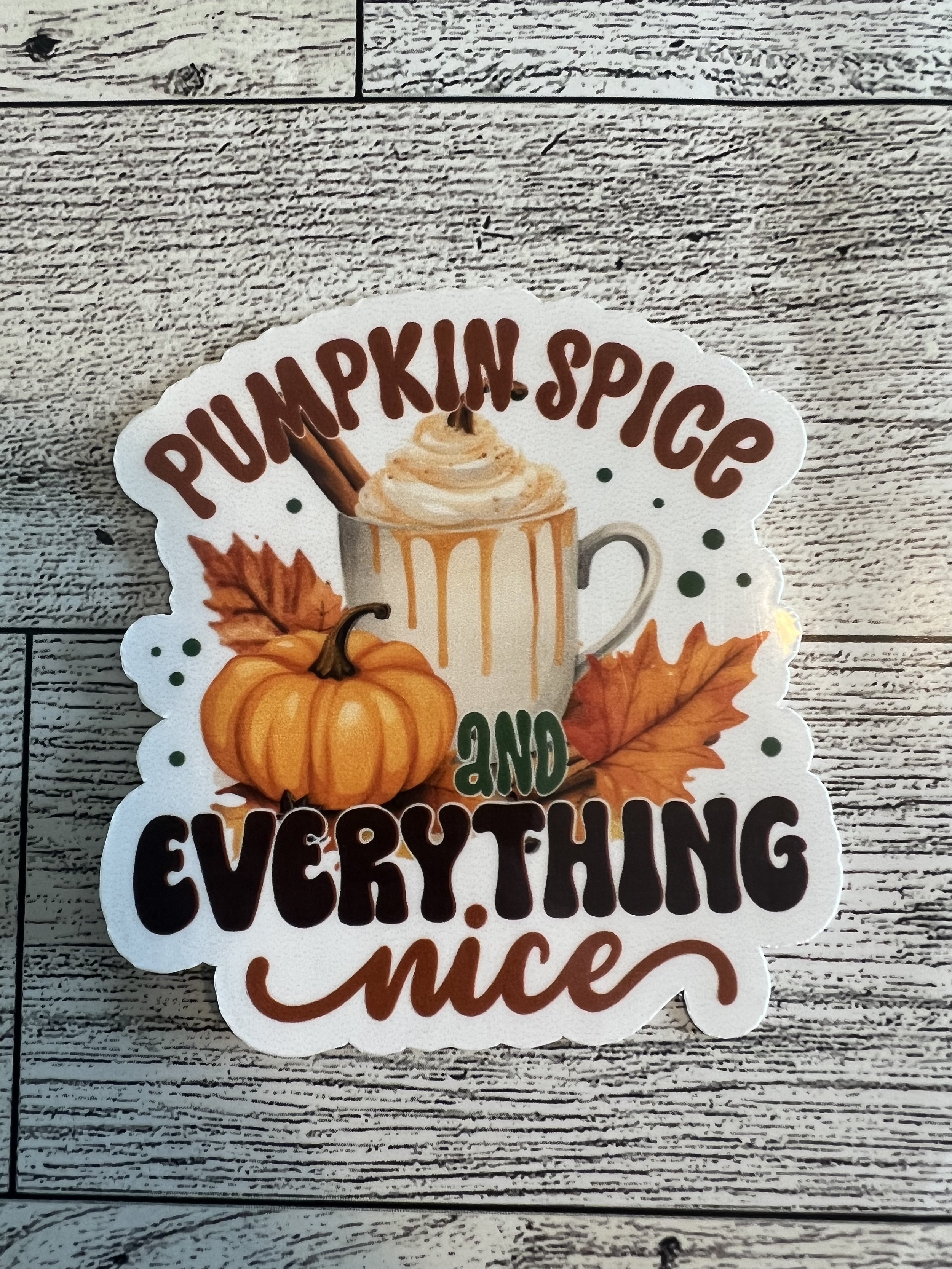 Pumpkin Spice Sticker