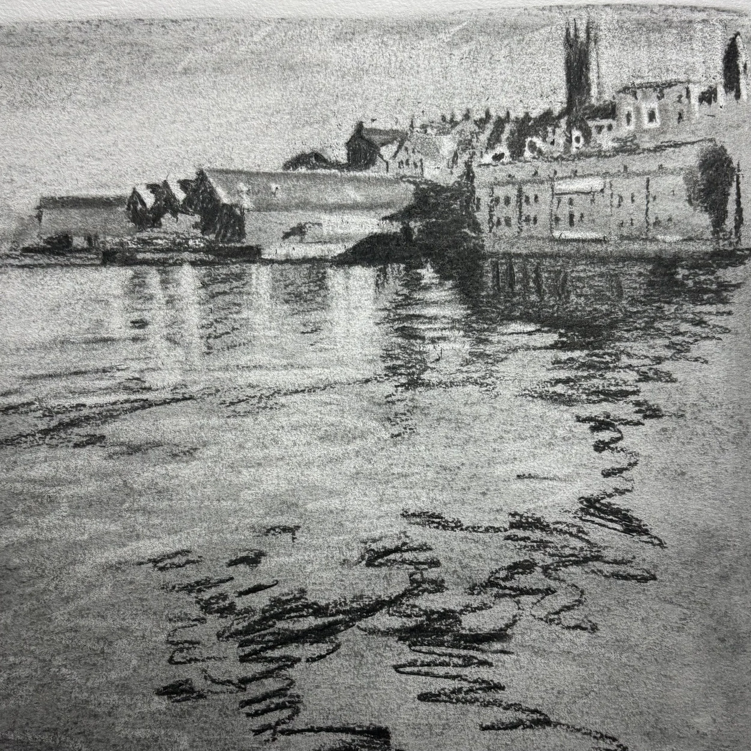 Charcoal study, 2024