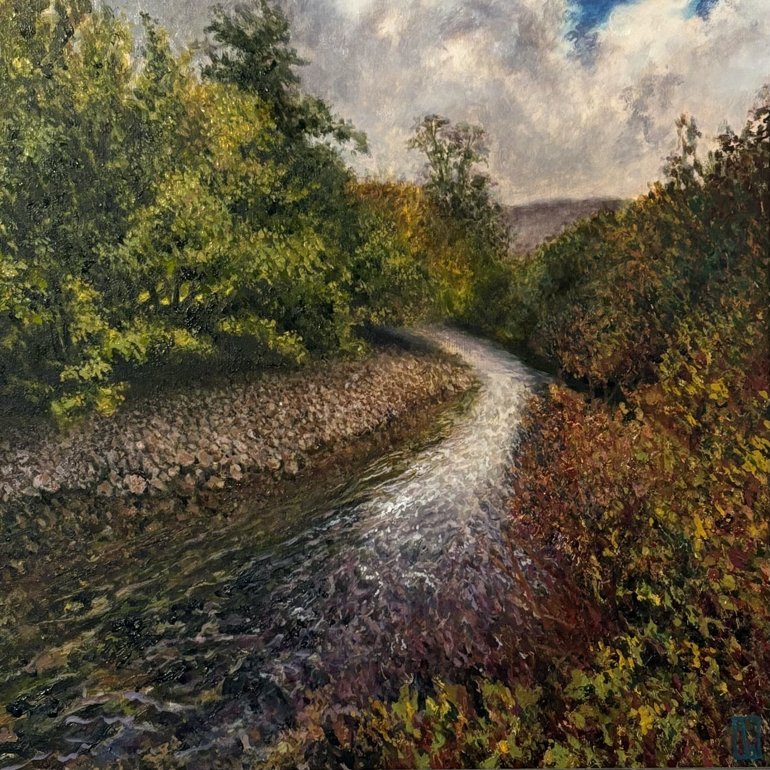 Leaves on the turn, Great Langdale Beck. September 2024. 30x30cm oil on canvas.
£495.00 🔴