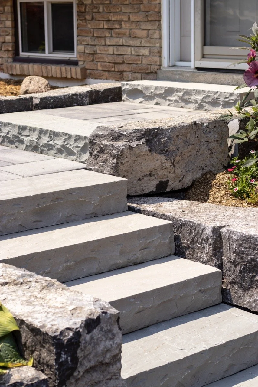 Front Entry Hardscape