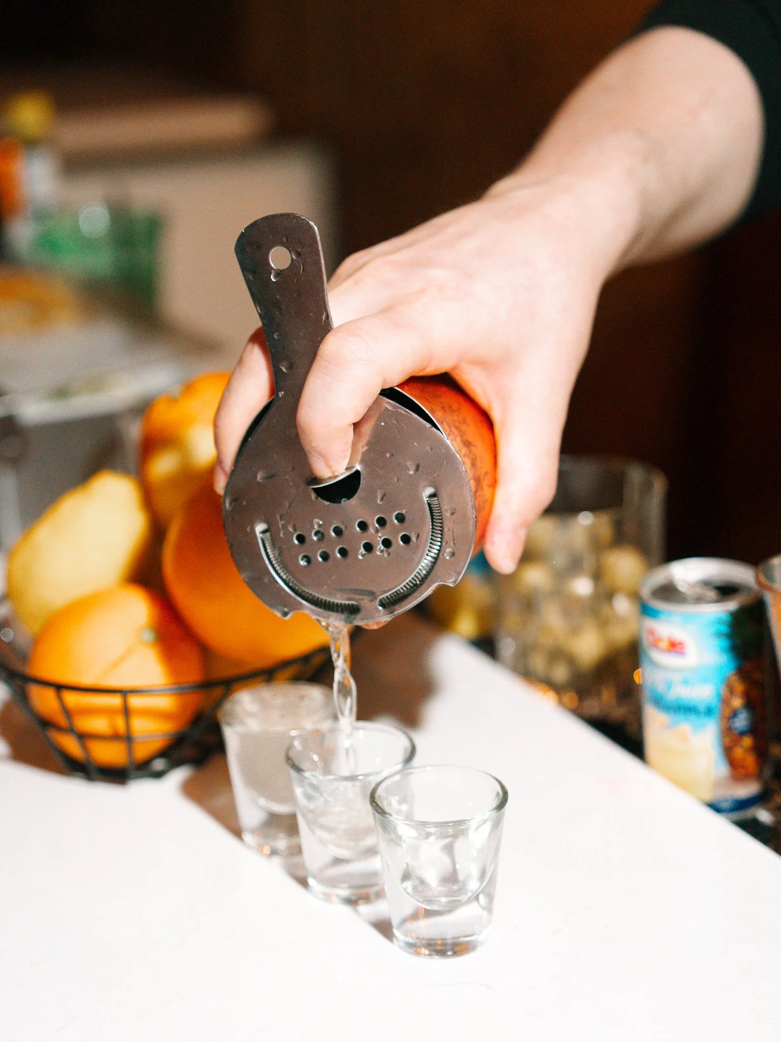 Bartender Pouring Shots