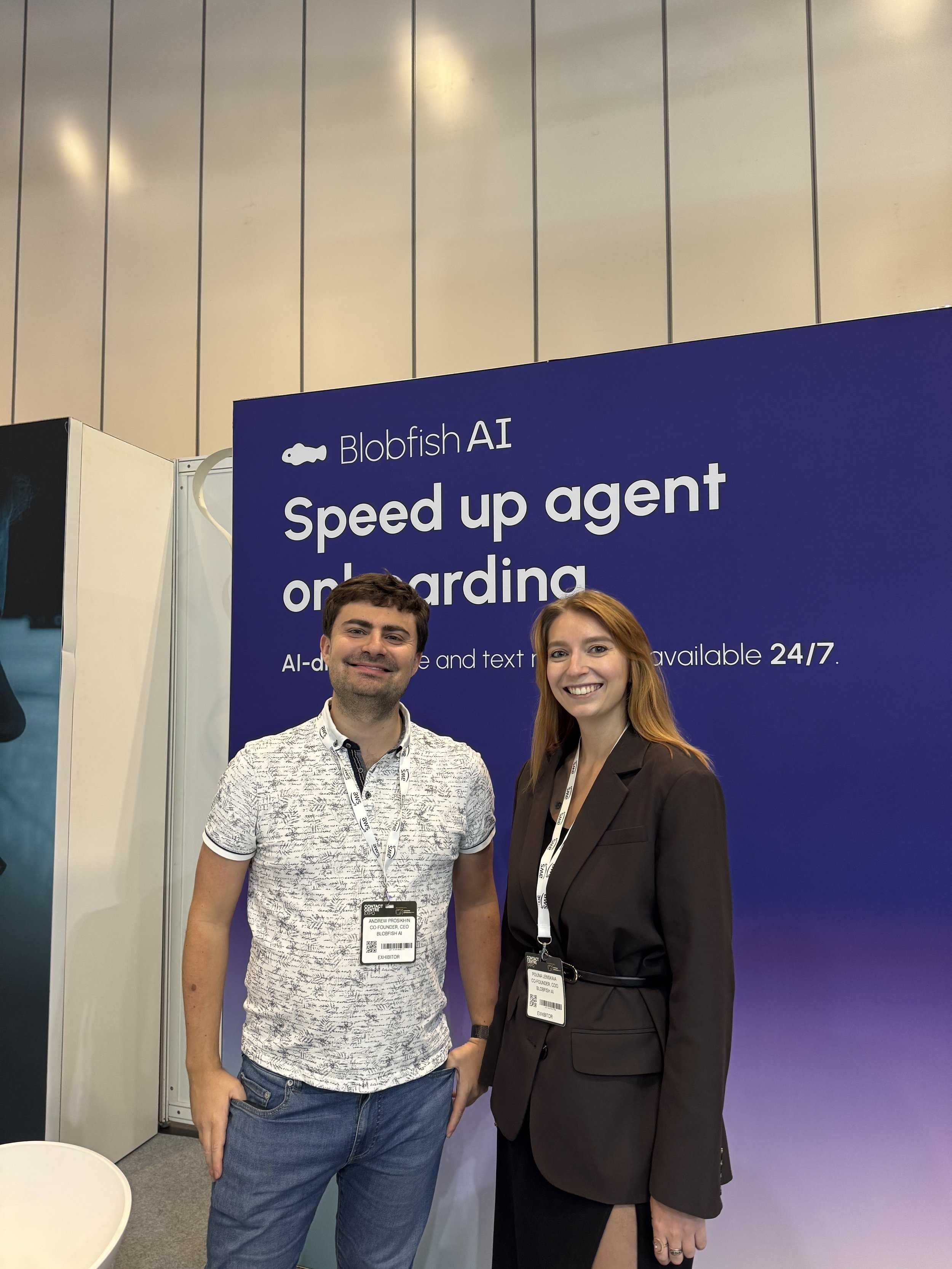 Blobfish AI at Contact Center Expo in London 