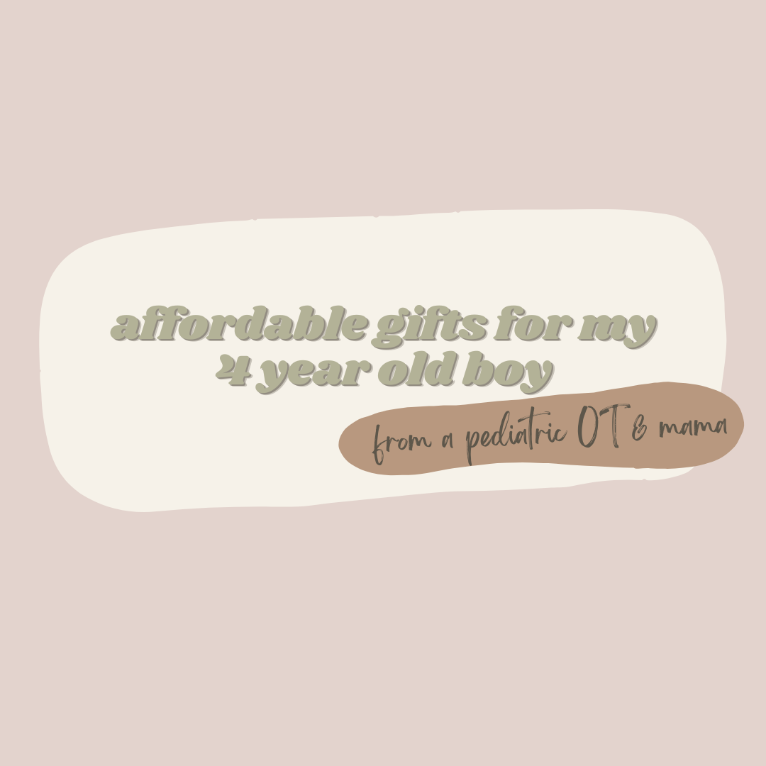 Affordable gifts for my 4-year-old 