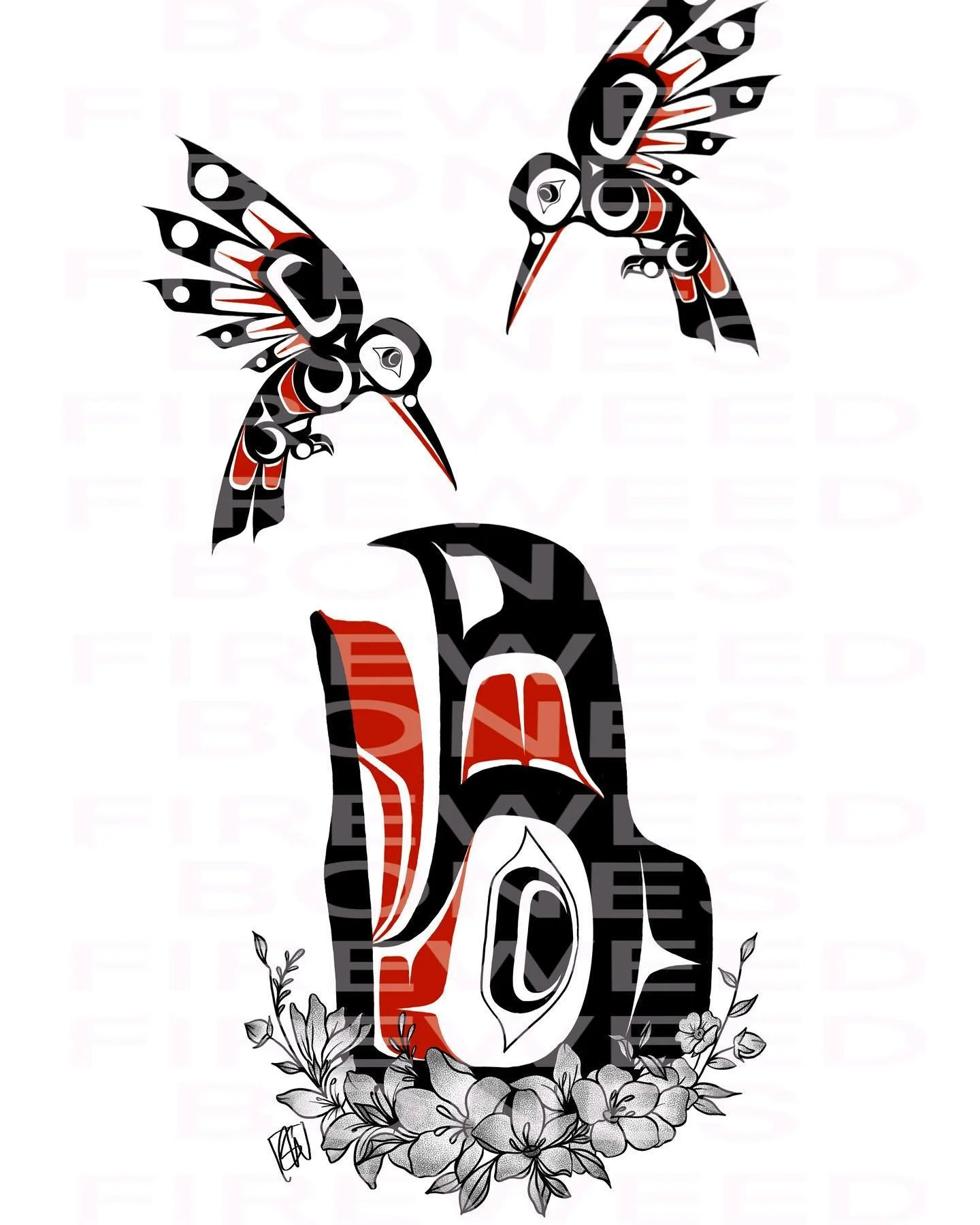 Another tattoo commission! #northwestcoastart #indigenous #tattoo
