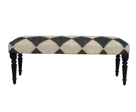 Checkered Accent Bench