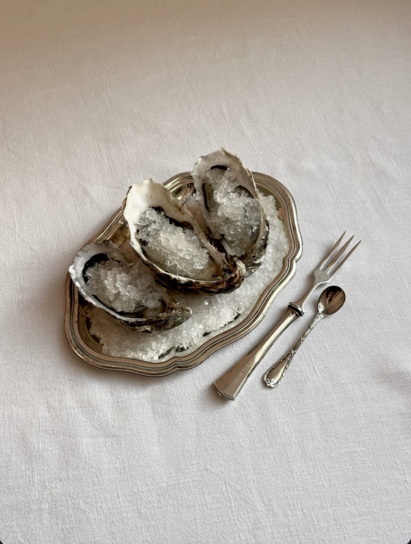 Oysters with champagne granita 🦪 #ohmybaievibes 
via @flock_ldn