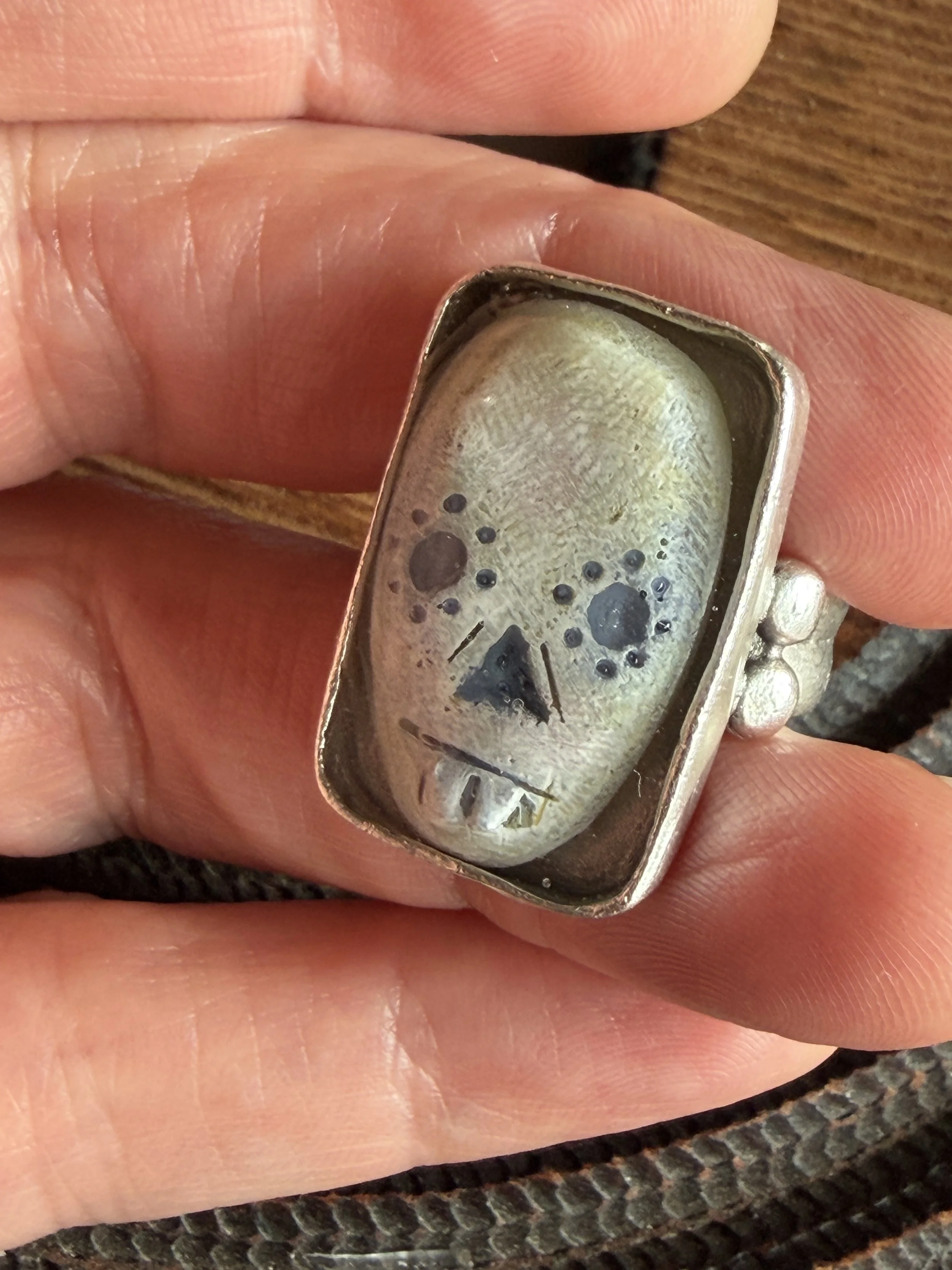 Day of the Dead Face Ring