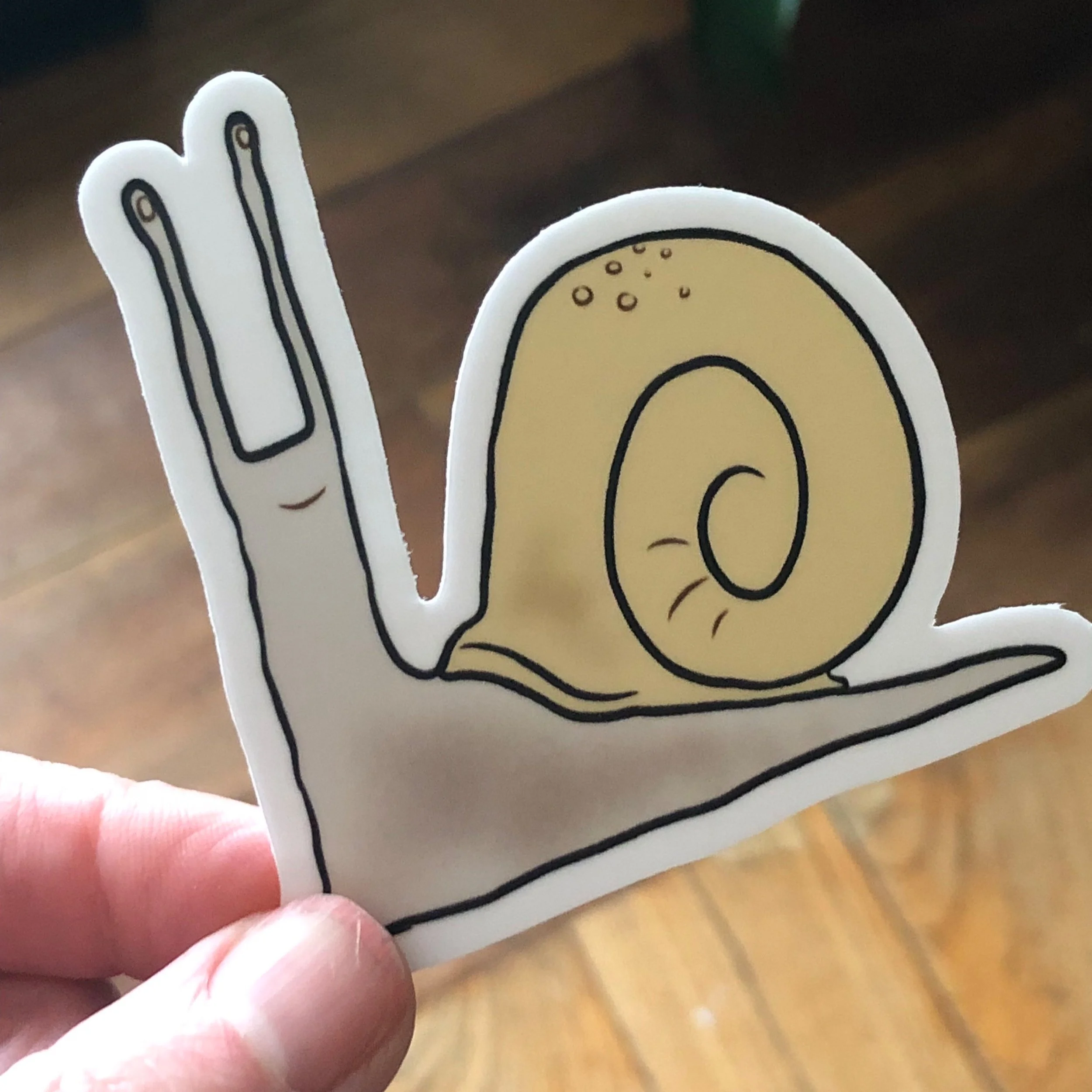 Snaily Little Snail Sticker