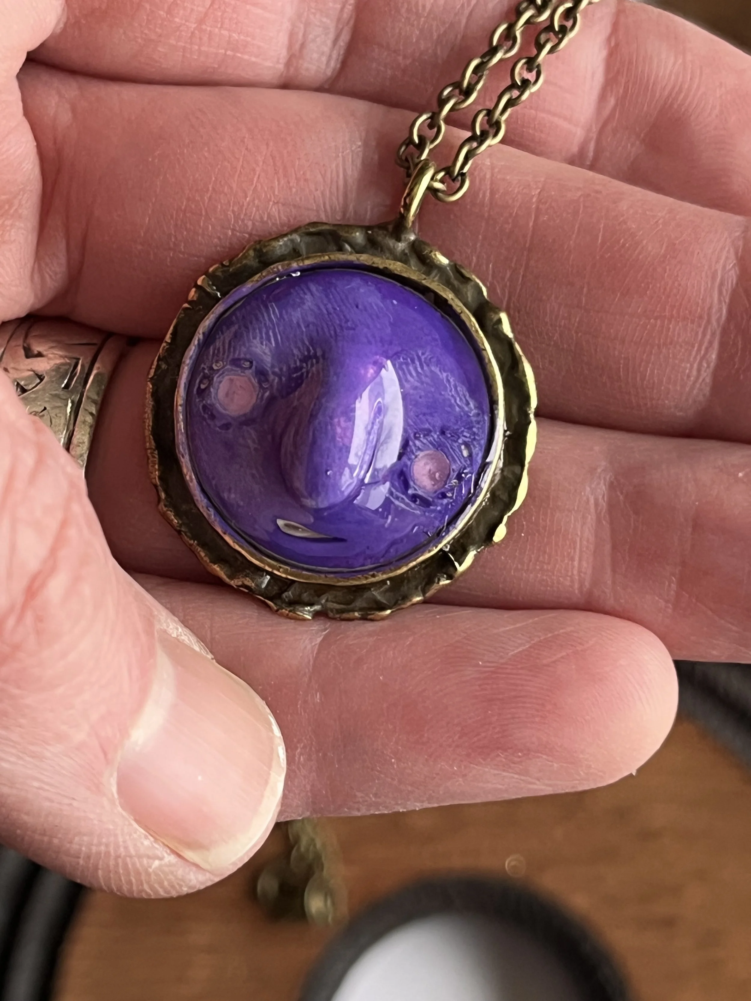 Purple Face PENDANT
