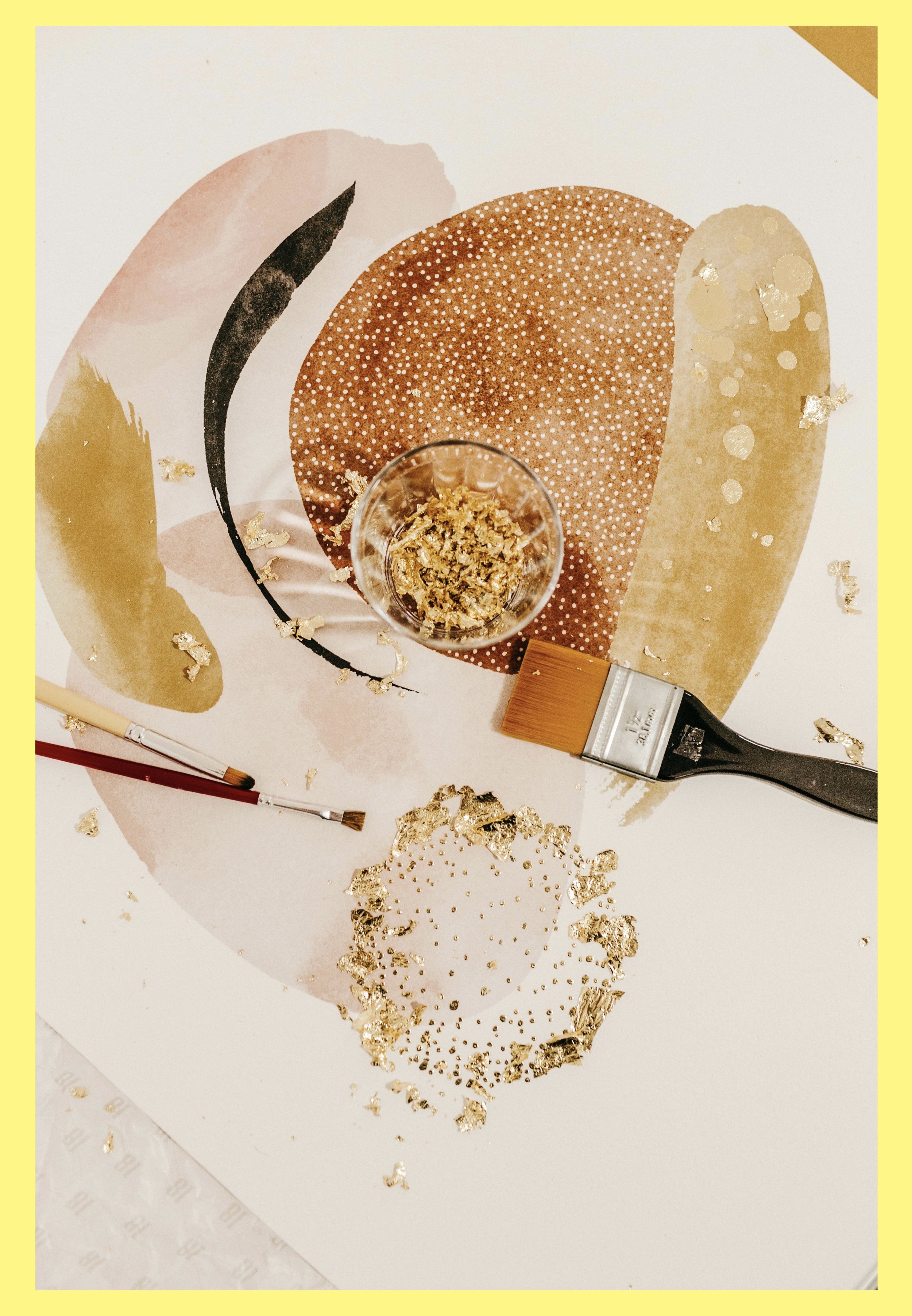 Golden Watercolor Flow: Thursday, July 15th, 2026 (6-9PM Art Lounge)