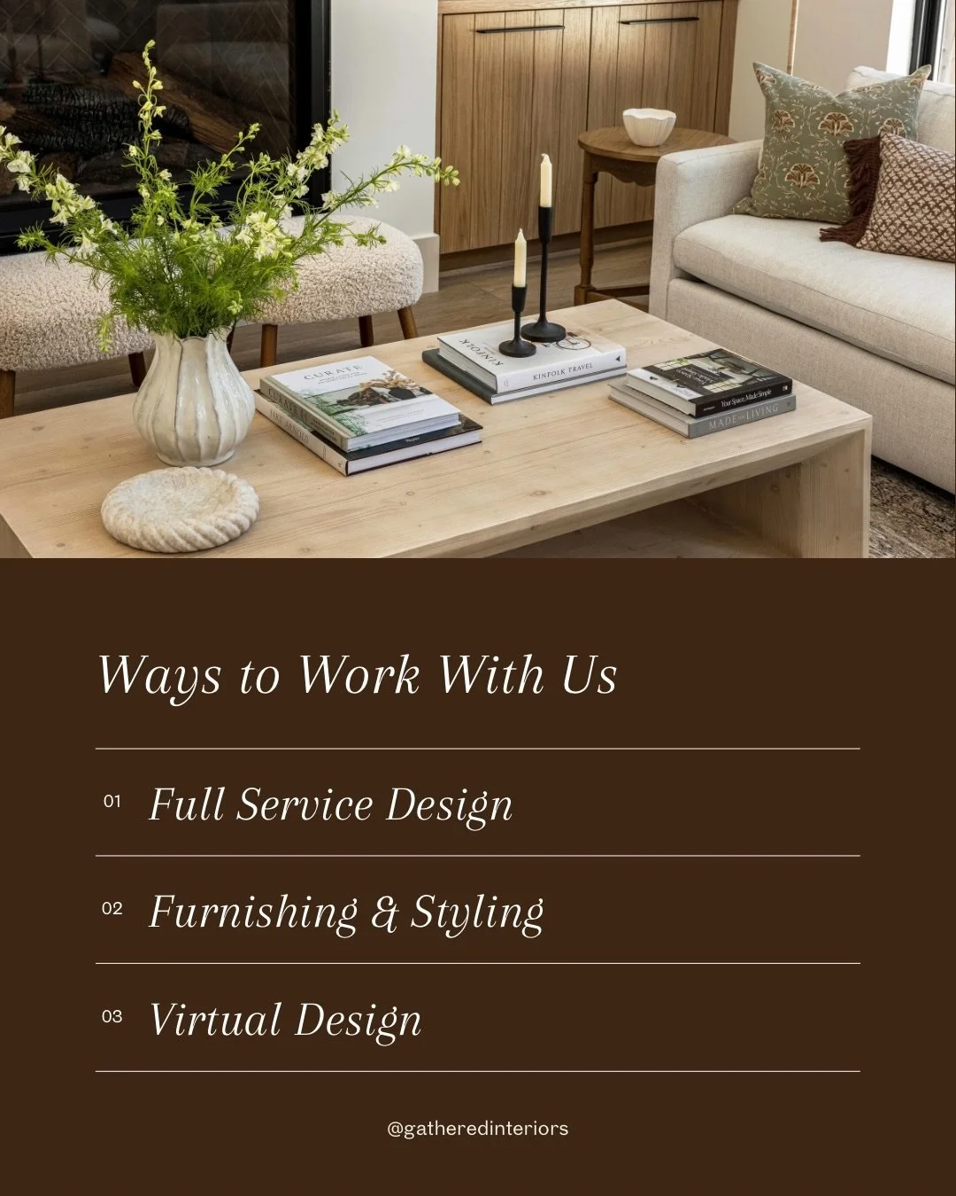 We believe a home should feel both refined and deeply lived in. 🤎

Whether you are building, or renovating, our services are tailored to meet you where you are-while creating a cohesive vision for your home. 

Inquire through the link in bio to get 