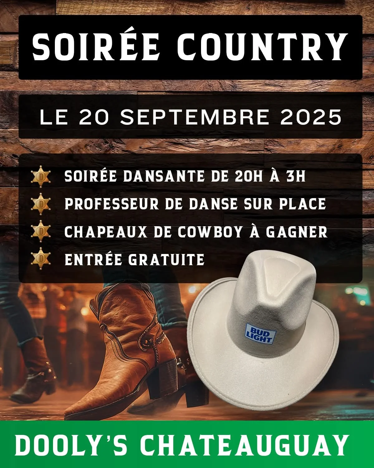 Soirée Dooly's Chateauguay