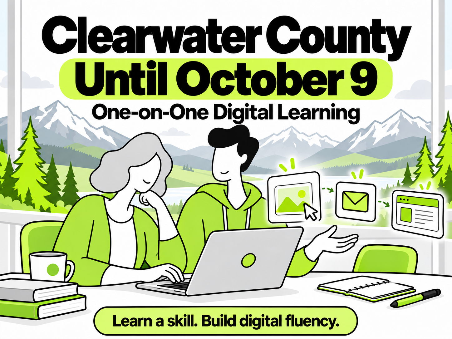In-Person Digital Learning and Support in Clearwater County