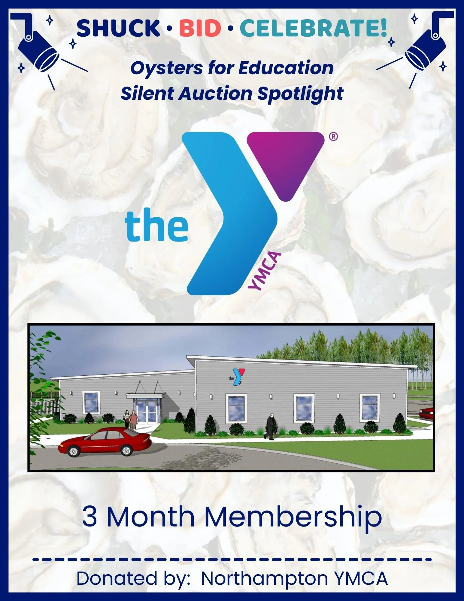 Oysters for Education Silent Auction Spotlight: NORTHAMPTON COUNTY YMCA!

From unique experiences to local treasures and one-of-a-kind finds, there&rsquo;s something for everyone &mdash; and every bid helps support students and teachers in Northampto
