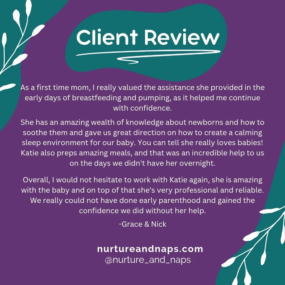 It was so rewarding watching Grace and Nick learn and grow as parents during our 6 weeks together! Thank you for your trust and allowing me to support you during this time 💜
.
.
.
.
.
#postpartumdoula #orangecountydoula #birthdoula #newborncare #new