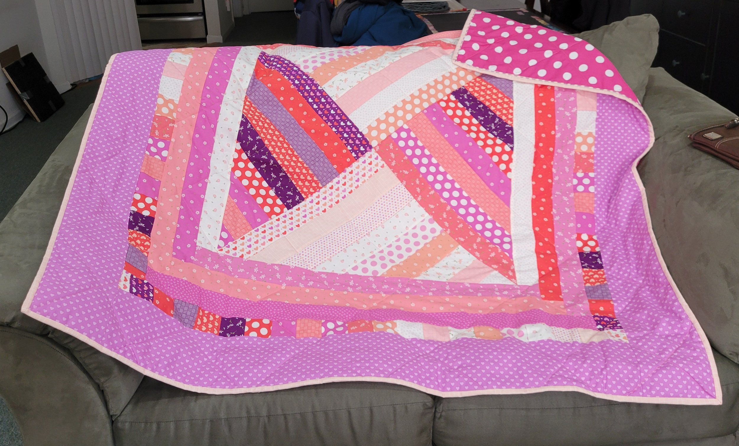 Jelly Roll Spinner quilt