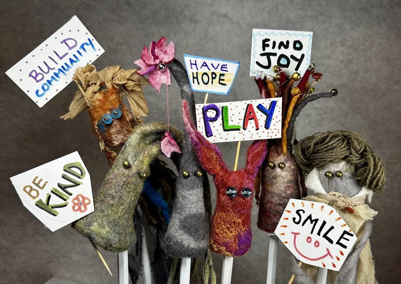 Protest puppets