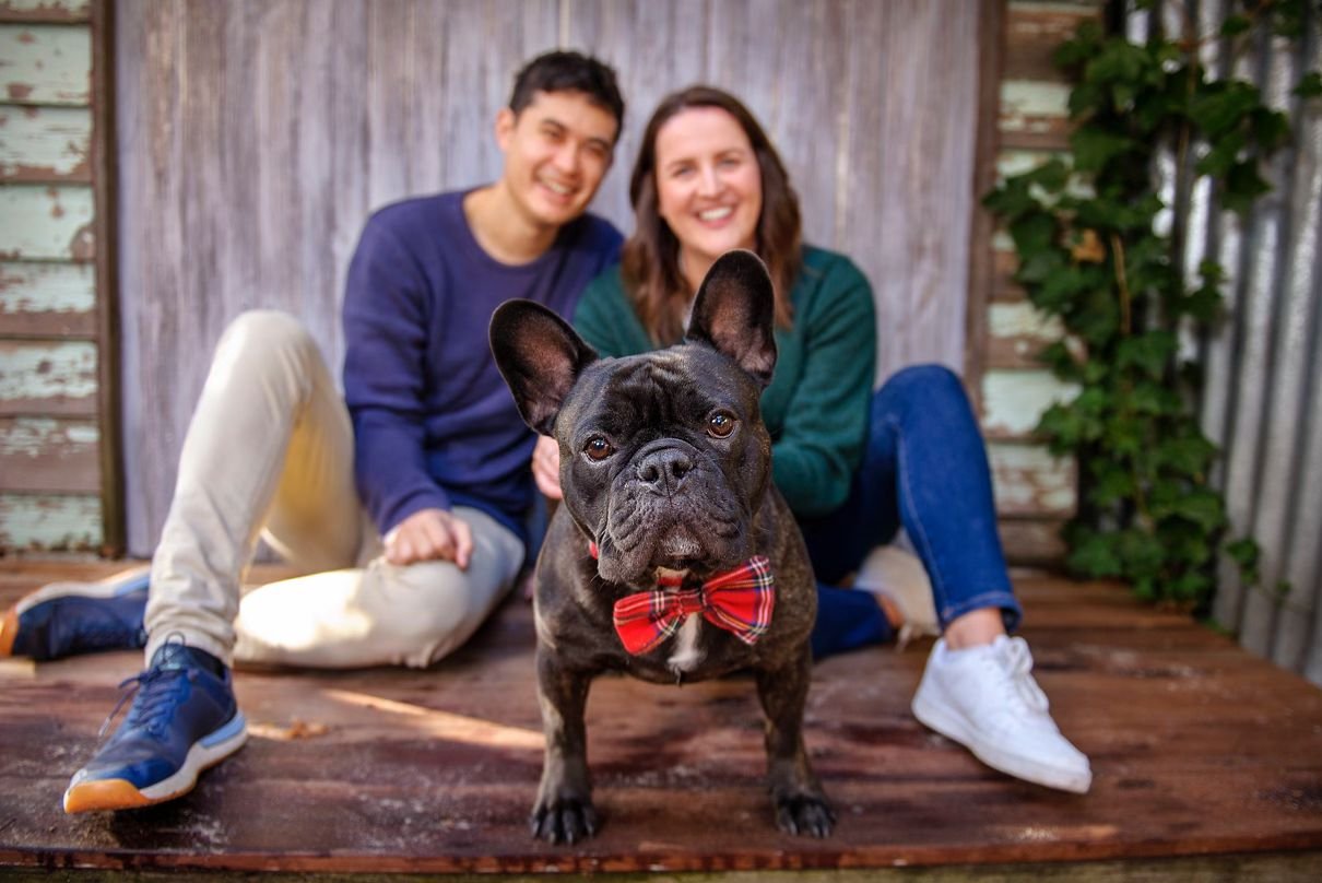 The perfect representation of our home - Goose is the star, Aden and I are there for backup. 

My gorgeous friends gave me a voucher to see Julie @pawtraits_petphotography and these photos are the best thing we will ever own.