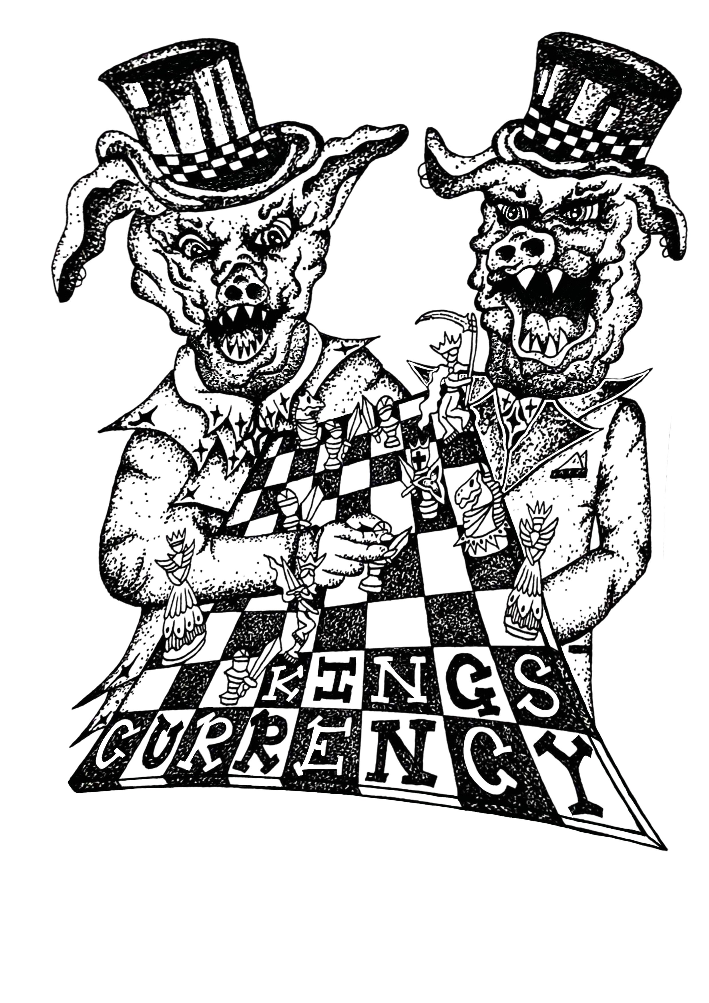 KINGS CURRENCY BAND MERCH DESIGN