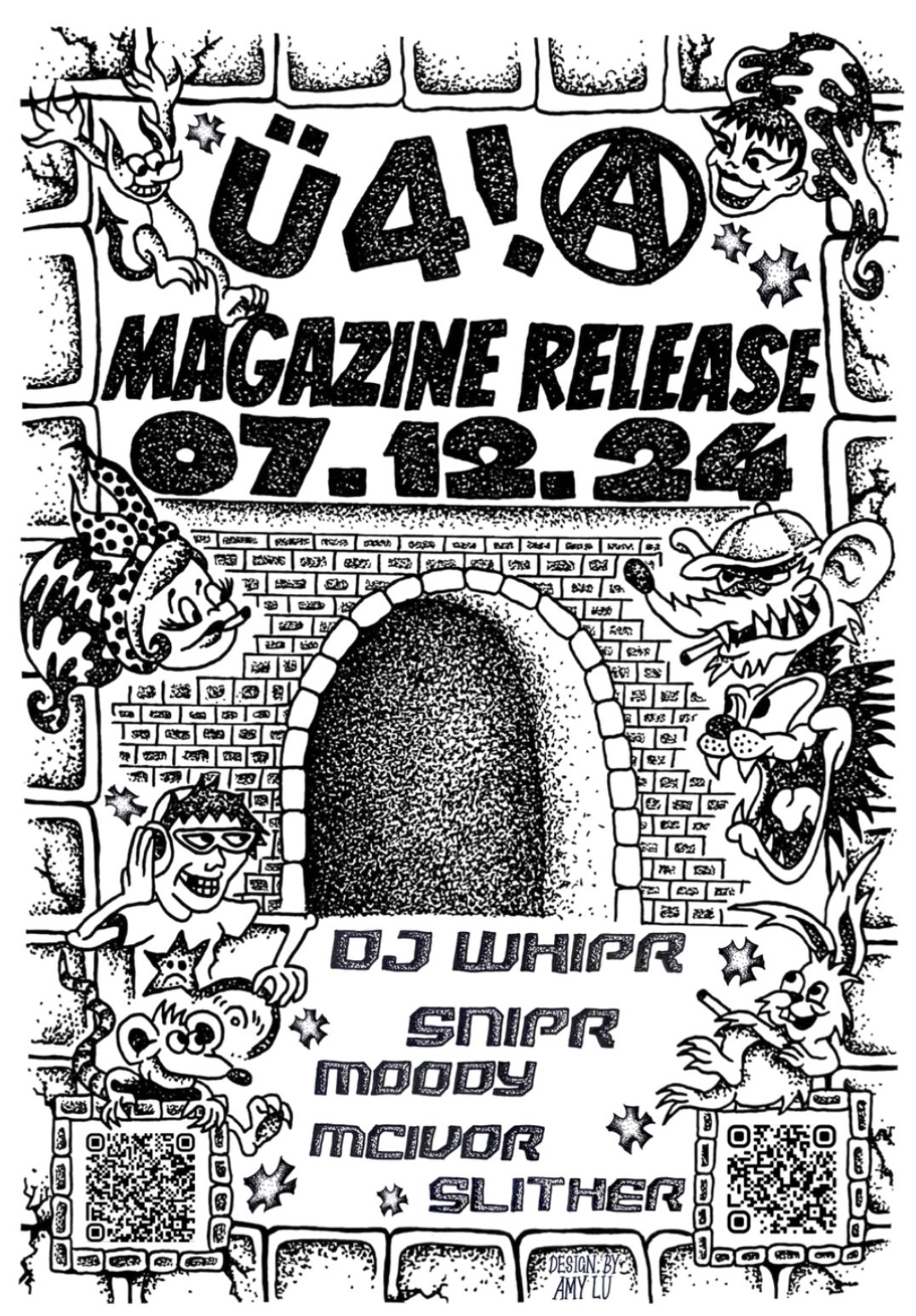 U41A MAGAZINE RELEASE EVENT POSTER