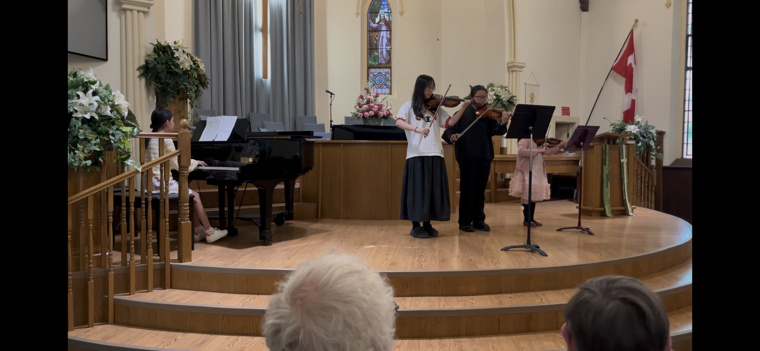 Student ensemble performed at Stirling Music Festival Star Concert