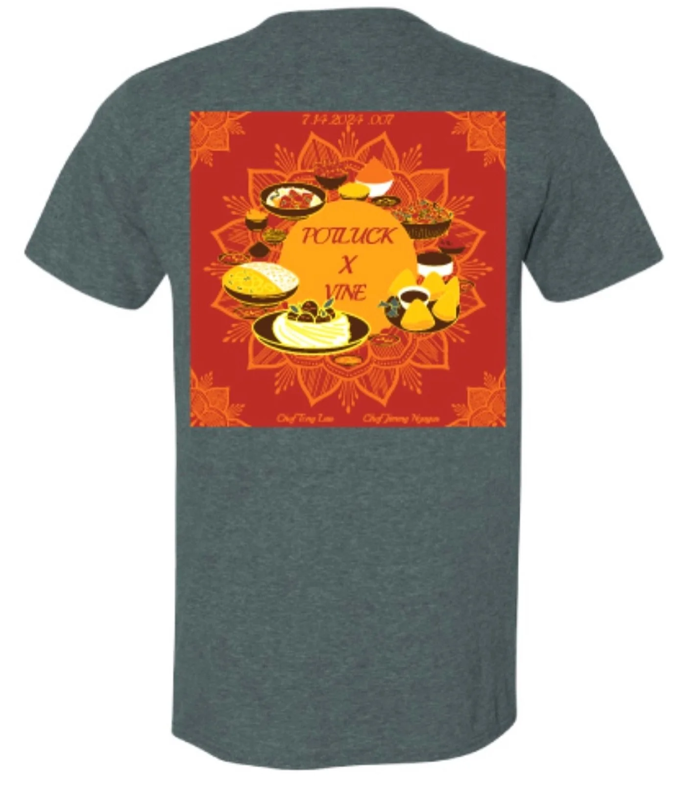 NEW MERCH DROP FOR OUR NEXT THEME DINNER EVENT 🗣️ Order these cool limited shirts through the link in our bio! Bulk shipping will come to us while individual shipping comes to YOU!! Thank you @bannkkun for the cool design