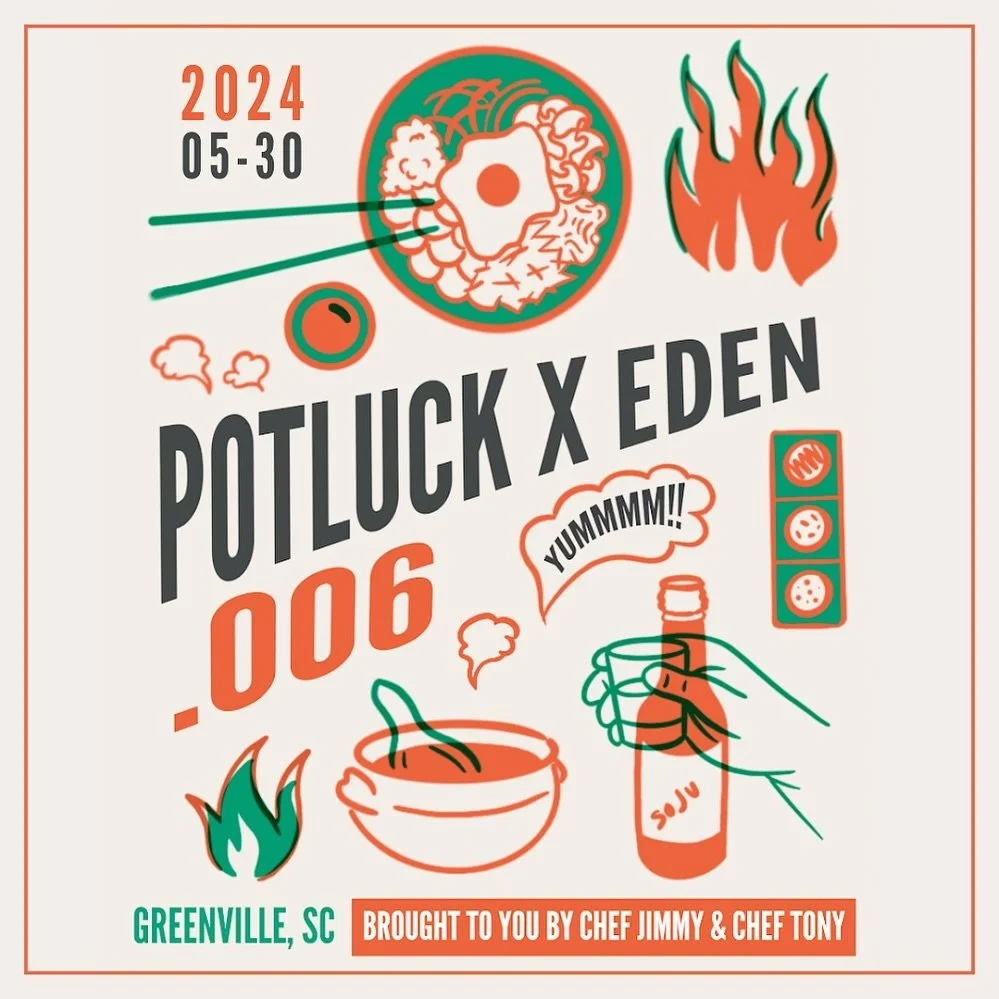 SOLD OUT‼️‼️ | Annyeong haseyo! On Thursday, May 30th at 7 PM, join the Potluck team for a 5-course Korean theme sunset dinner on Eden Rooftop! Continuously bringing a one-of-a-kind dining experience, Potluck elevated their game by creating a curated