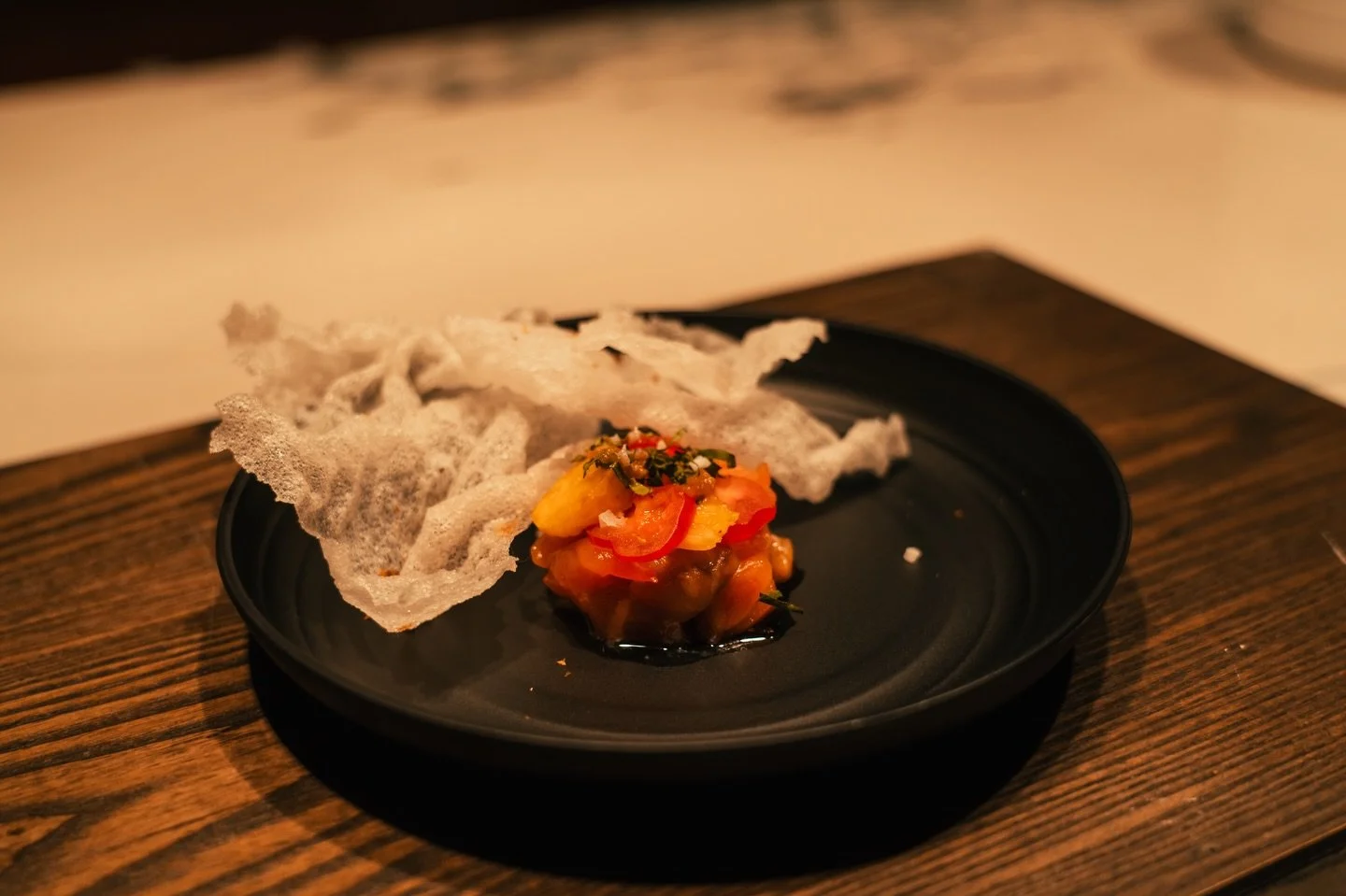 Potluck.012 | Food from that night! Vietnamese 6 courses with flavors and ingredients thoughtfully chosen and thought out to tell my story. 

📷 @iam.juansoto 

#greenvillesc #exploresc #foodporn #dinnerexperience #foryou