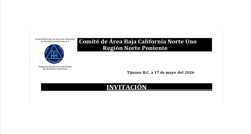 INVITACIÓN  A TODOS LOS RSG’s A NUESTRA DÉCIMA REUNION MENSUAL.