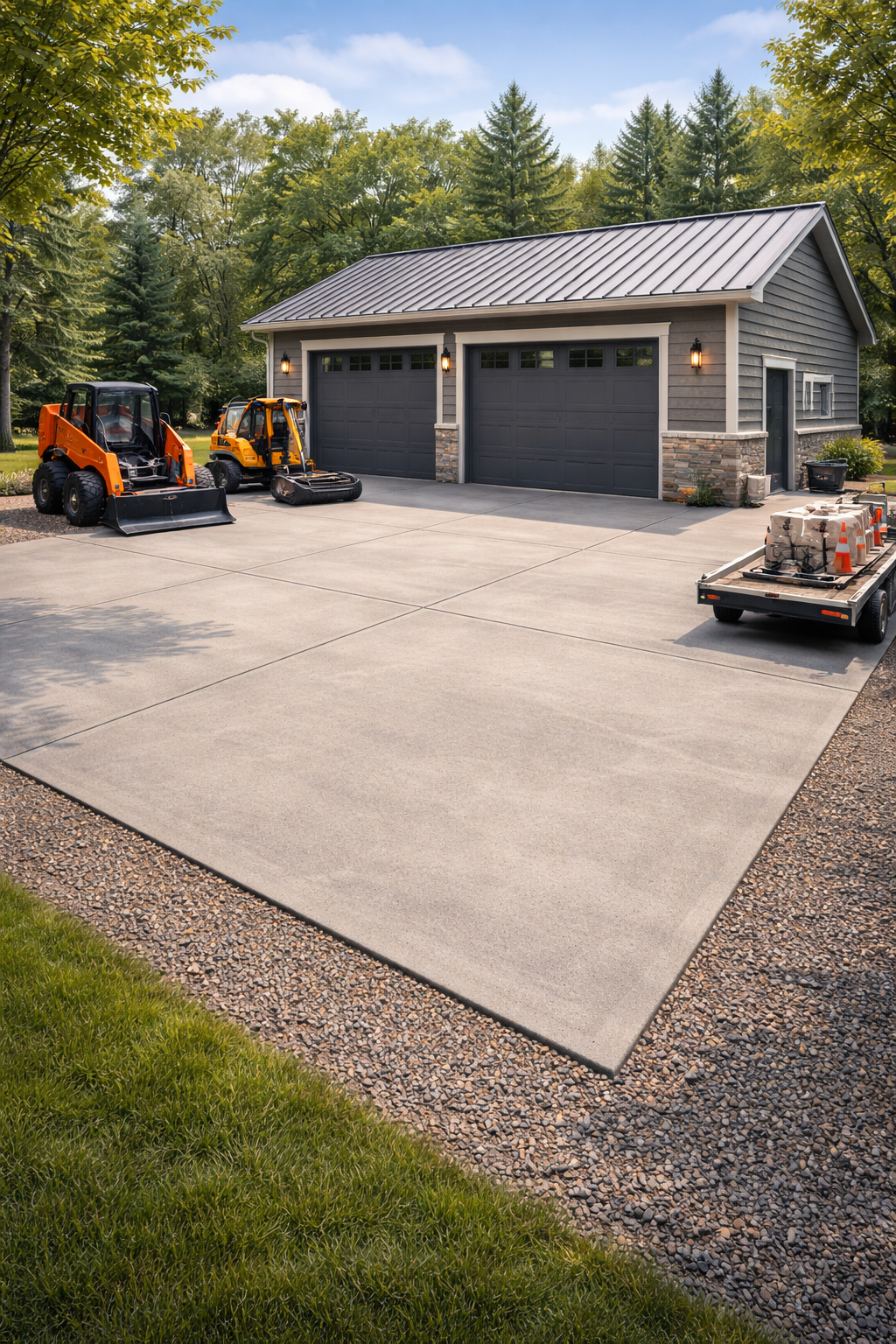 trong, durable, and reliable concrete services in Nanaimo, BC. JBM Custom Contracting specializes in concrete driveways, slabs, patios, foundations, finishing, and repairs for residential and commercial clients