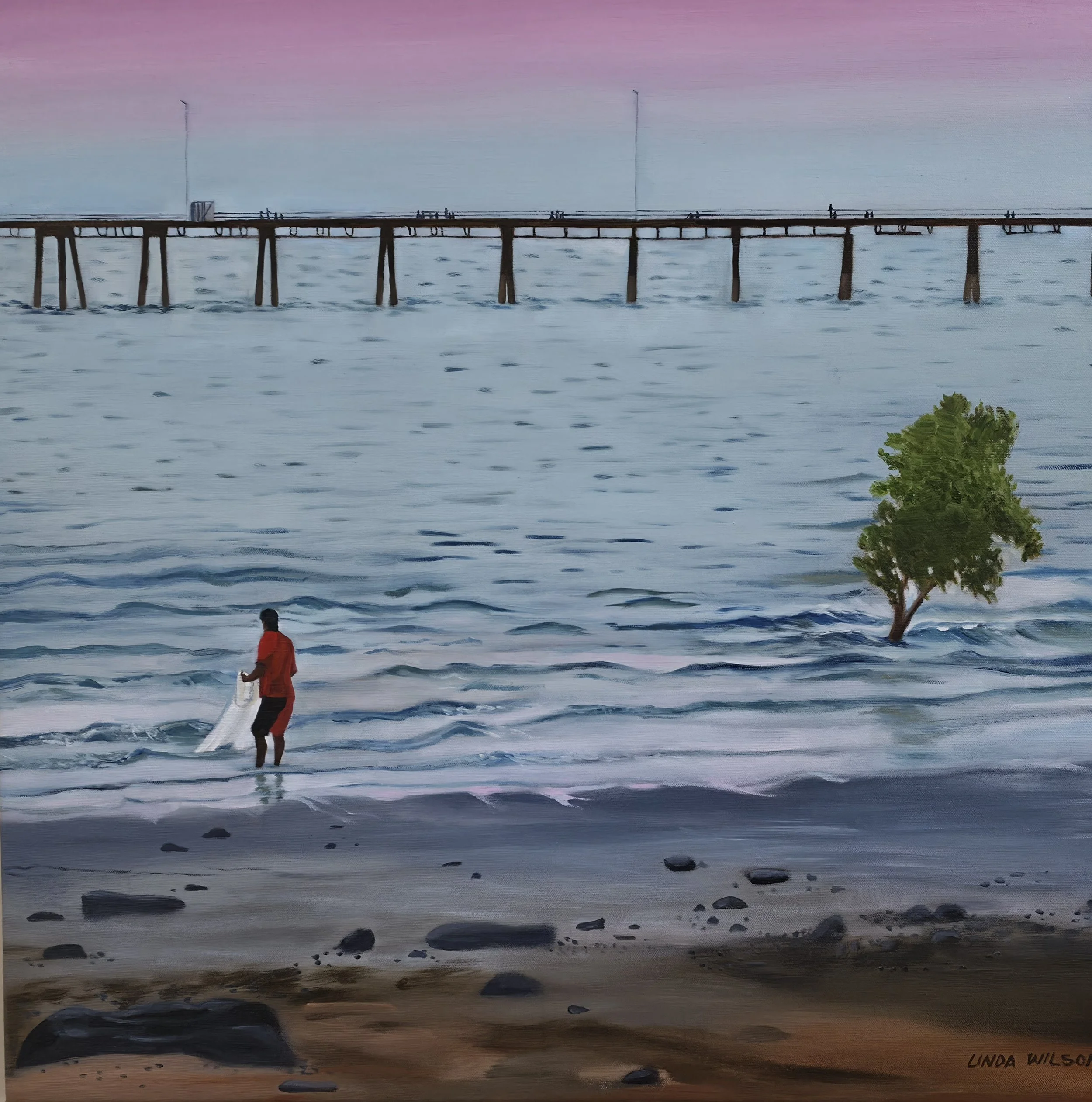 Derby Tide - Original Oil Painting