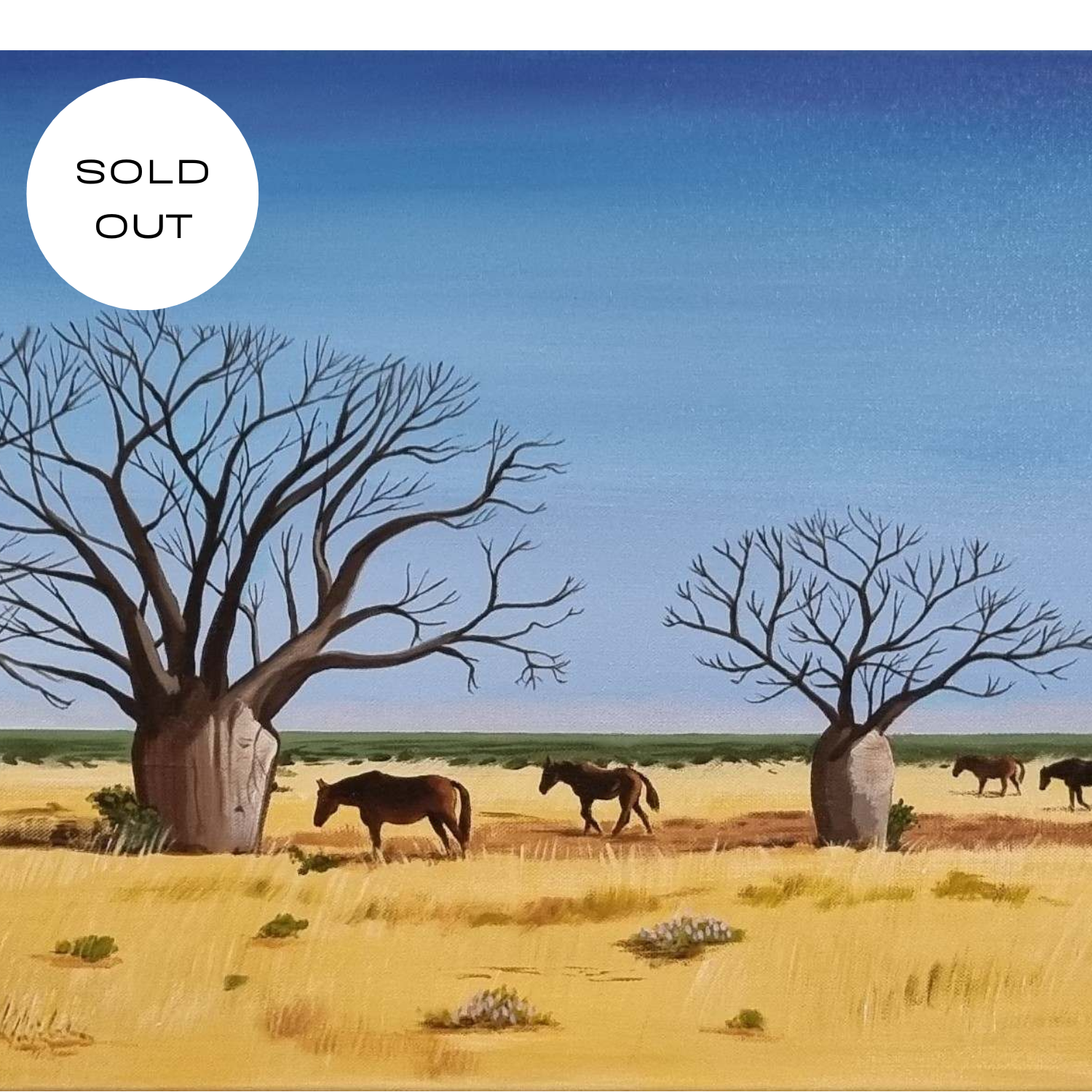 On the Way to Noonkanbah - Original Acrylic Painting