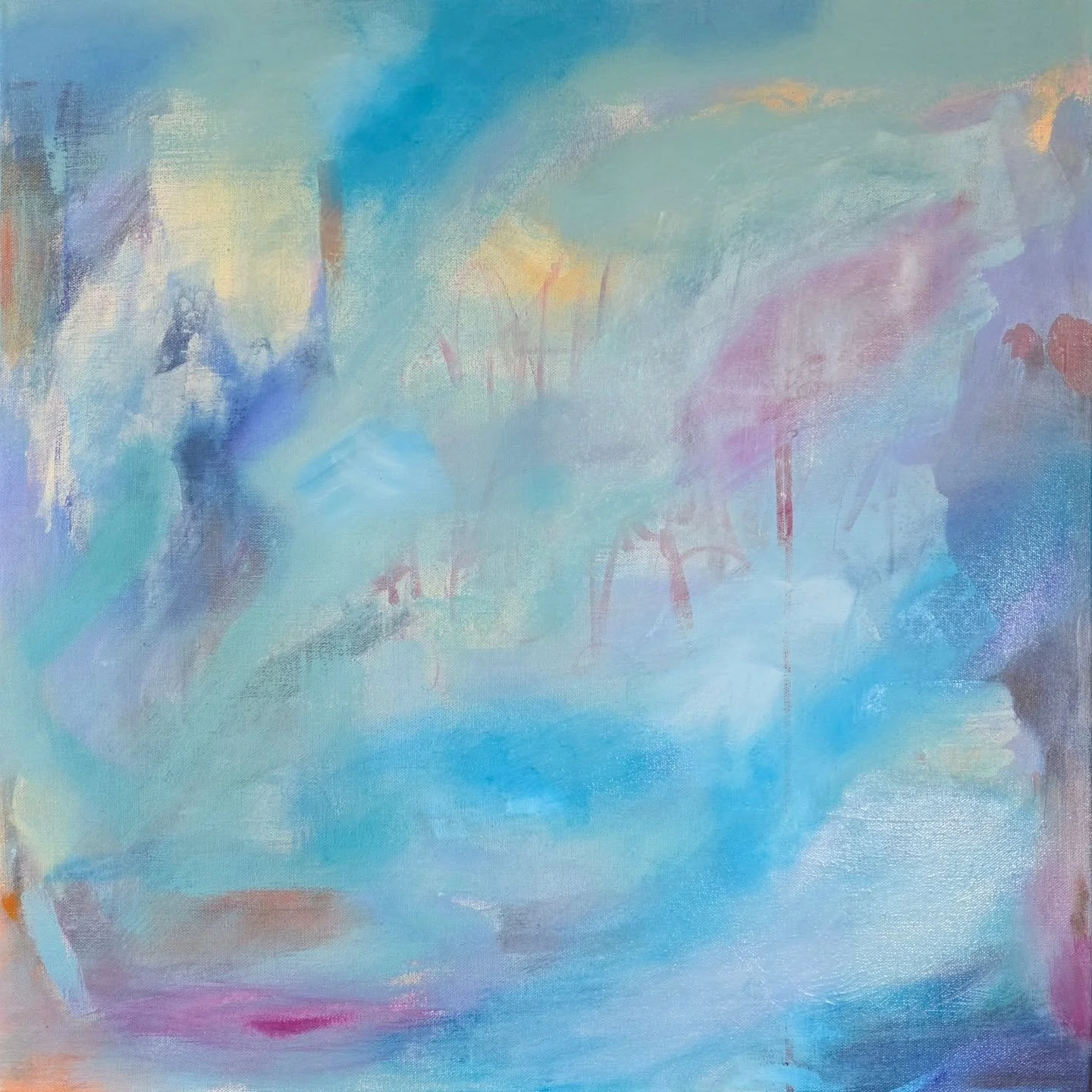 Breaking the rules of being an artist on my socials by posting a totally different style of art. 🩵 I guess I've always been a bit non conformist. But IMO life's too short to not branch out &amp; experiment every now &amp; then. 😅

#abstractaustrali