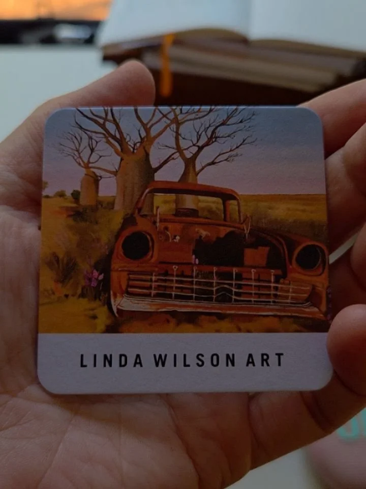 New business cards! Part of getting ready for my exhibition coming up at @redbillstudiogallery in Broome from June 12th - 18th. 🎨✨️

#kimberleyaustralia