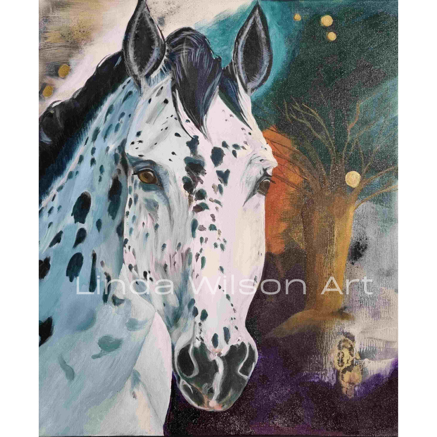 ‘Boab Brumby’ - Oil on Canvas - 55cm x 60cm - private collection.