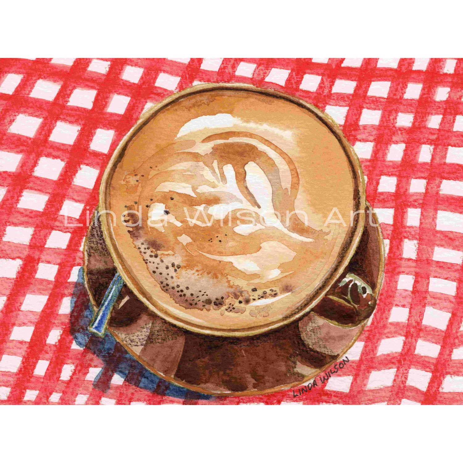 A Good Coffee - Gouache on Paper - private collection.