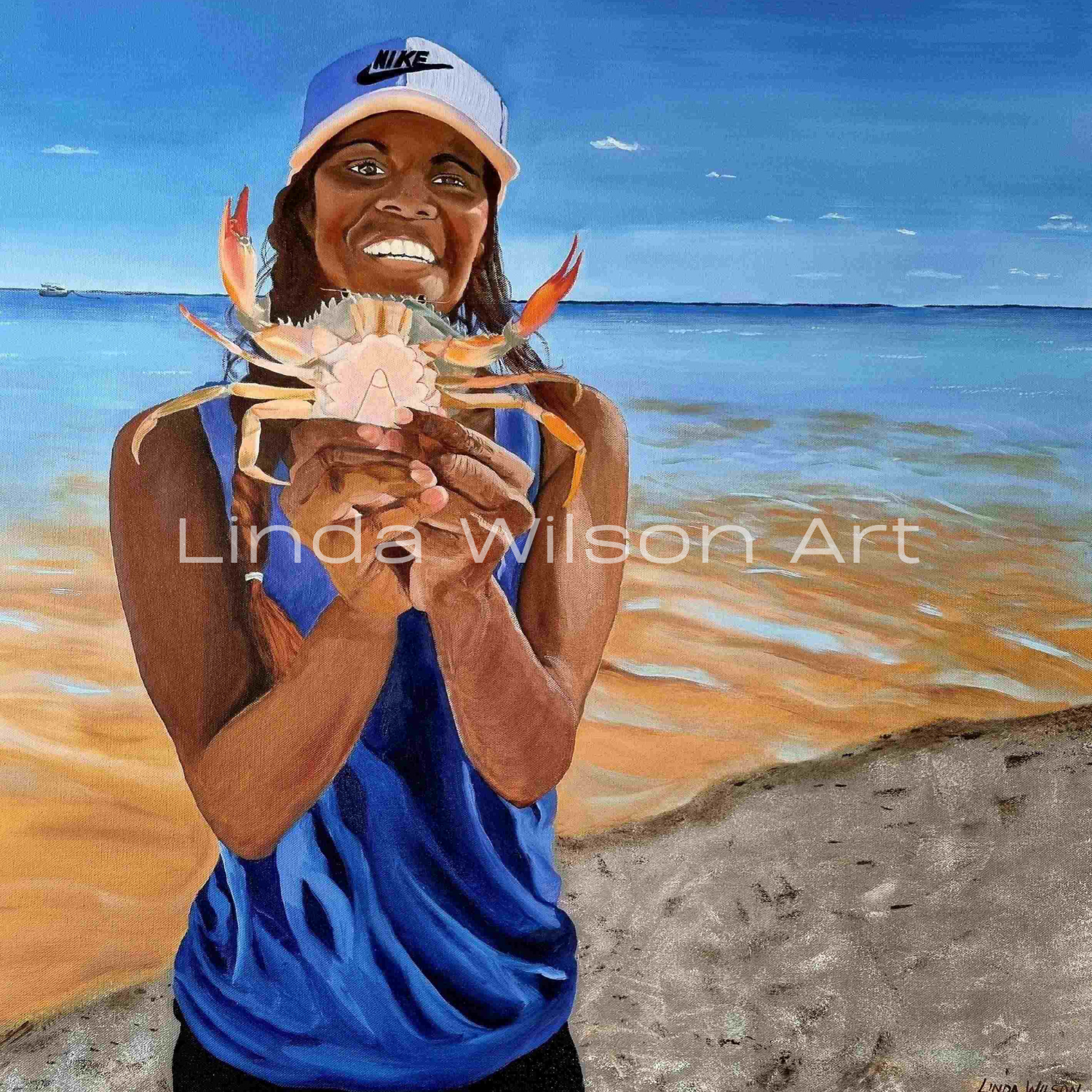 ‘Derby Jetty Queen’ - Oil on Canvas - 76cm x 76cm