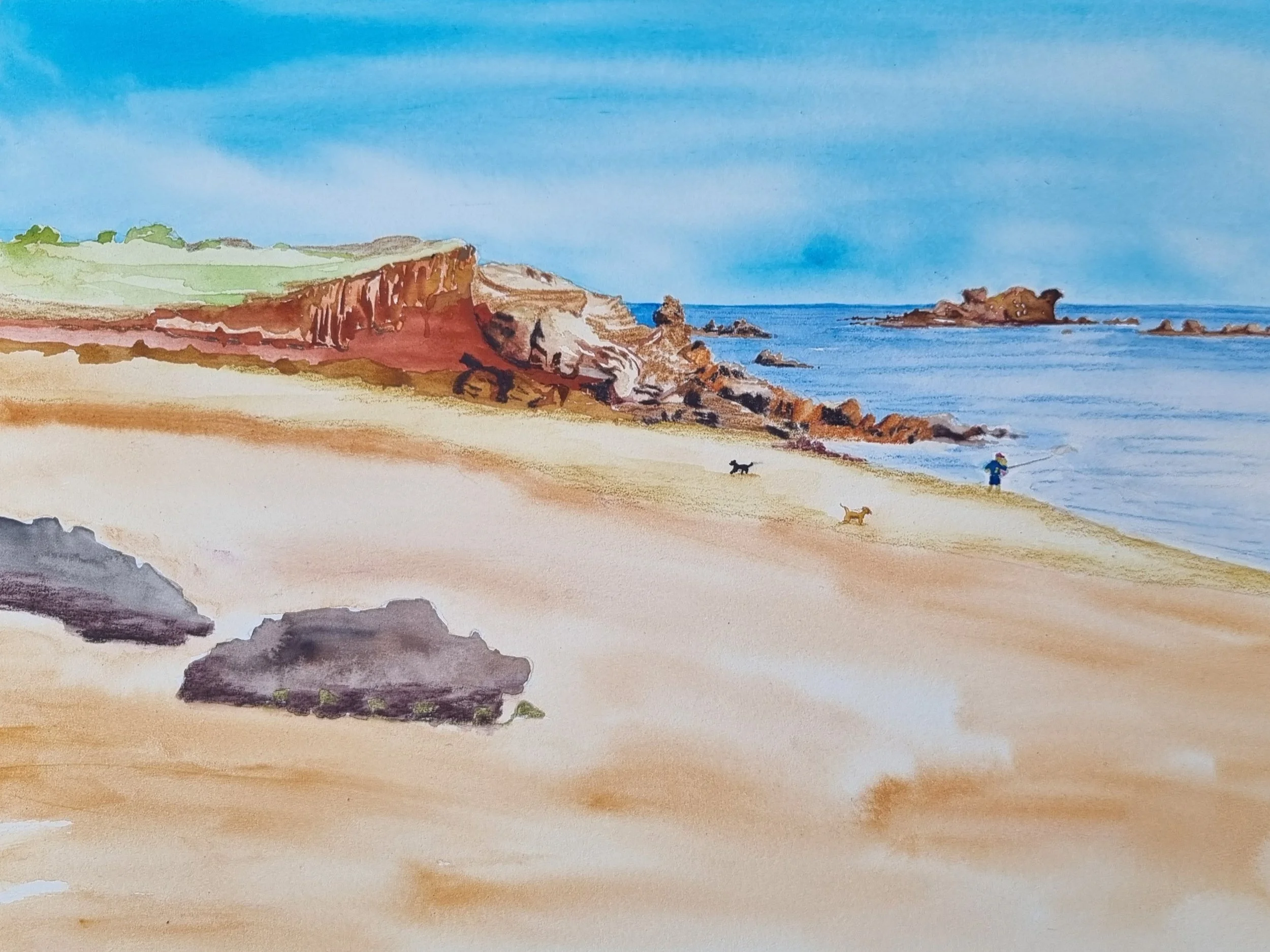 Mercedes Cove - Watercolour - Original Art