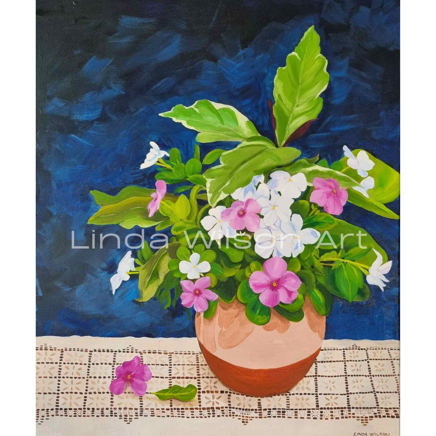 ‘Vincas’ - Still Life Oil Painting - 61cm x 51cm - SOLD.