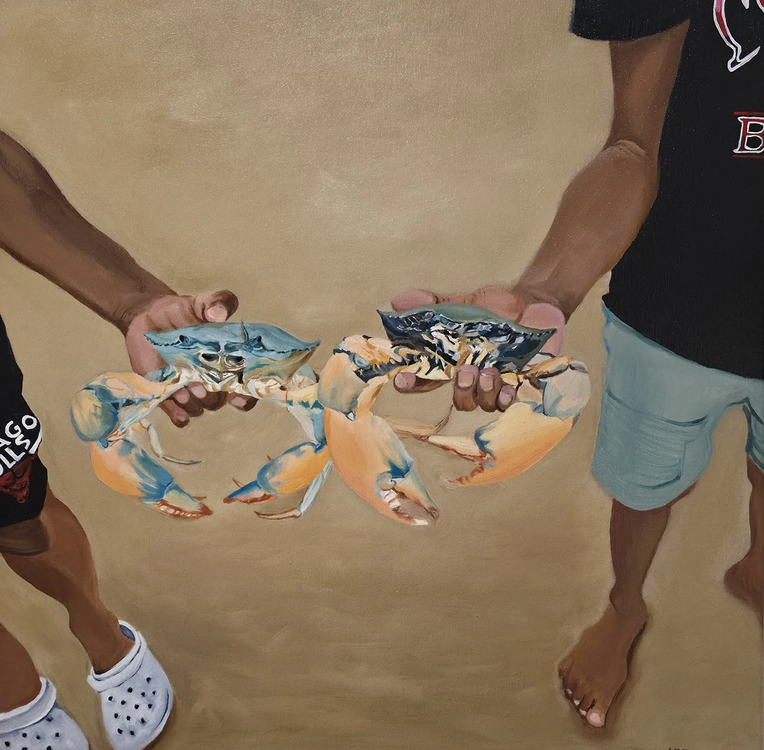 Crab Catch - Original Oil Painting