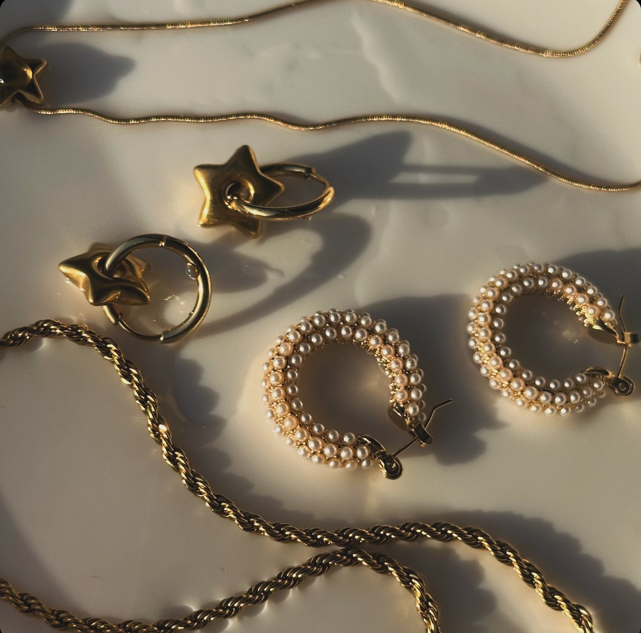 Stellar Hoop Earrings