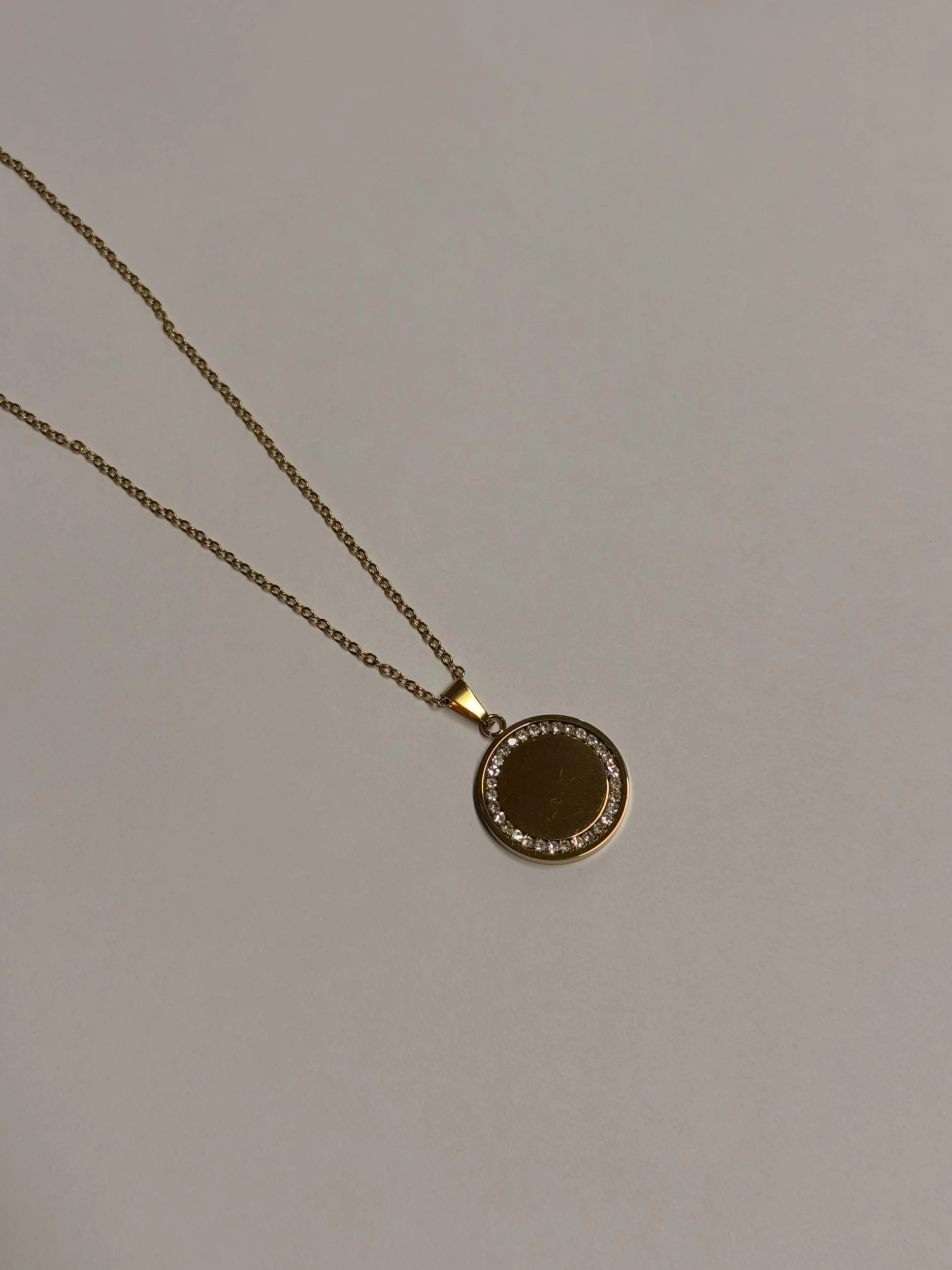 Glimmer Engrave Necklace Medium