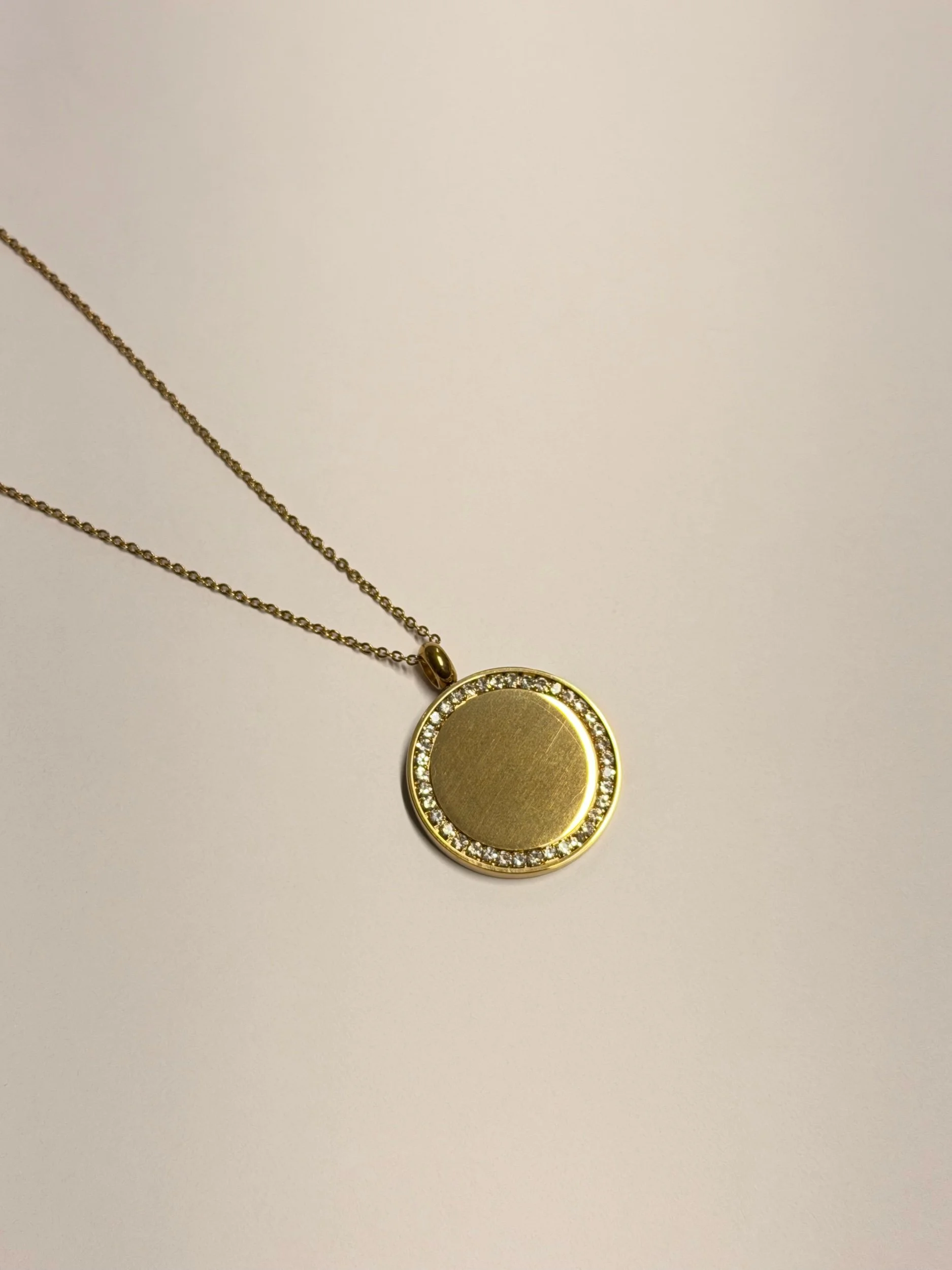 Glimmer Engrave Necklace Large