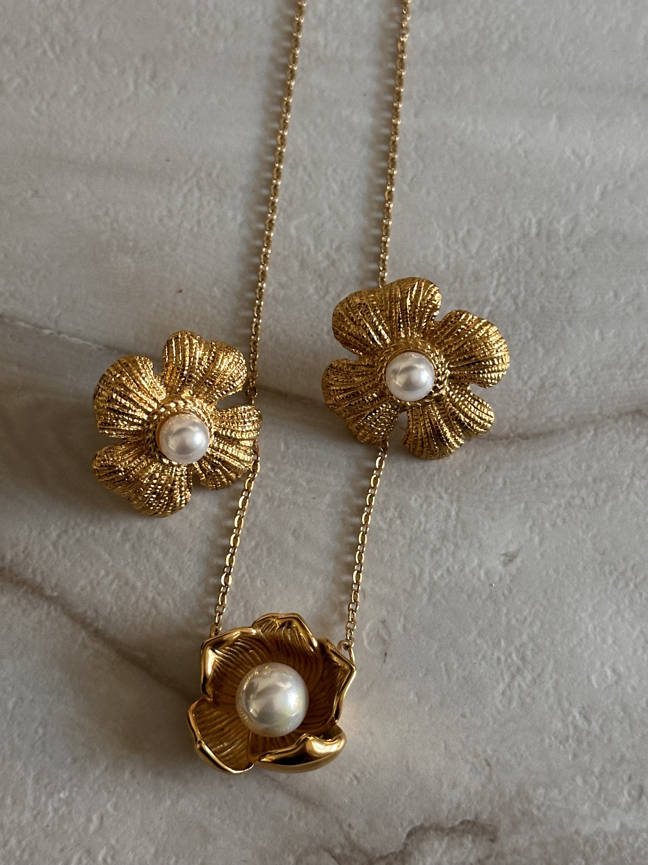 Flower Pearl Set