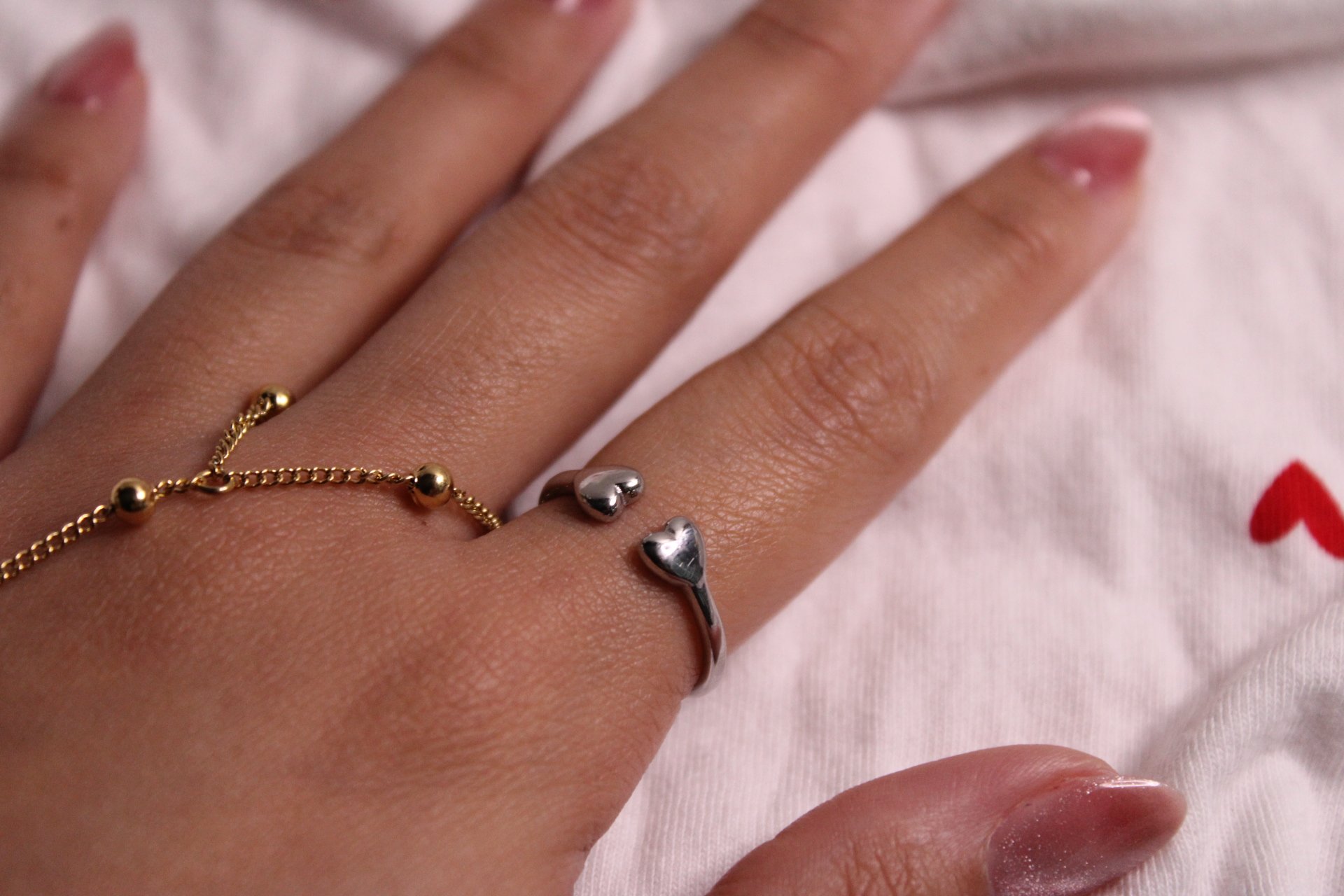 Hold on Heart Ring