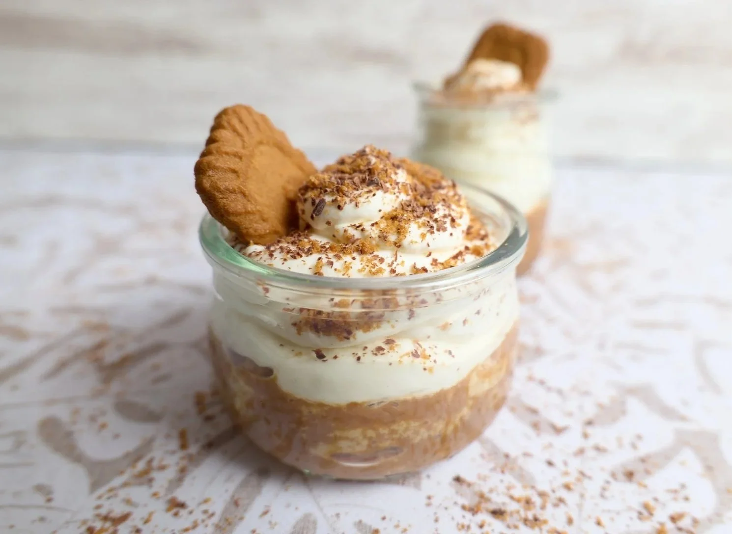 Japanse “cheesecake” met speculoos