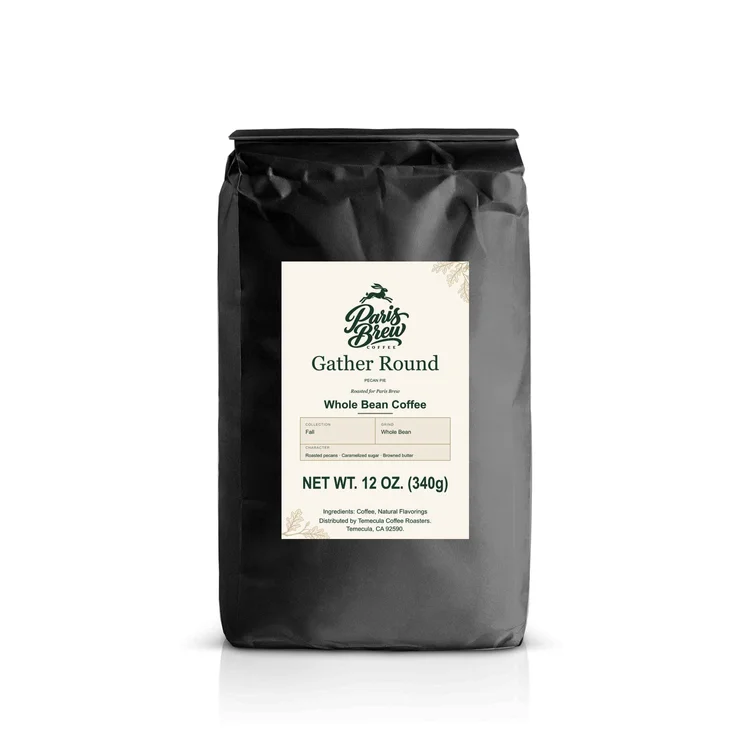 Gather Round whole bean coffee bag