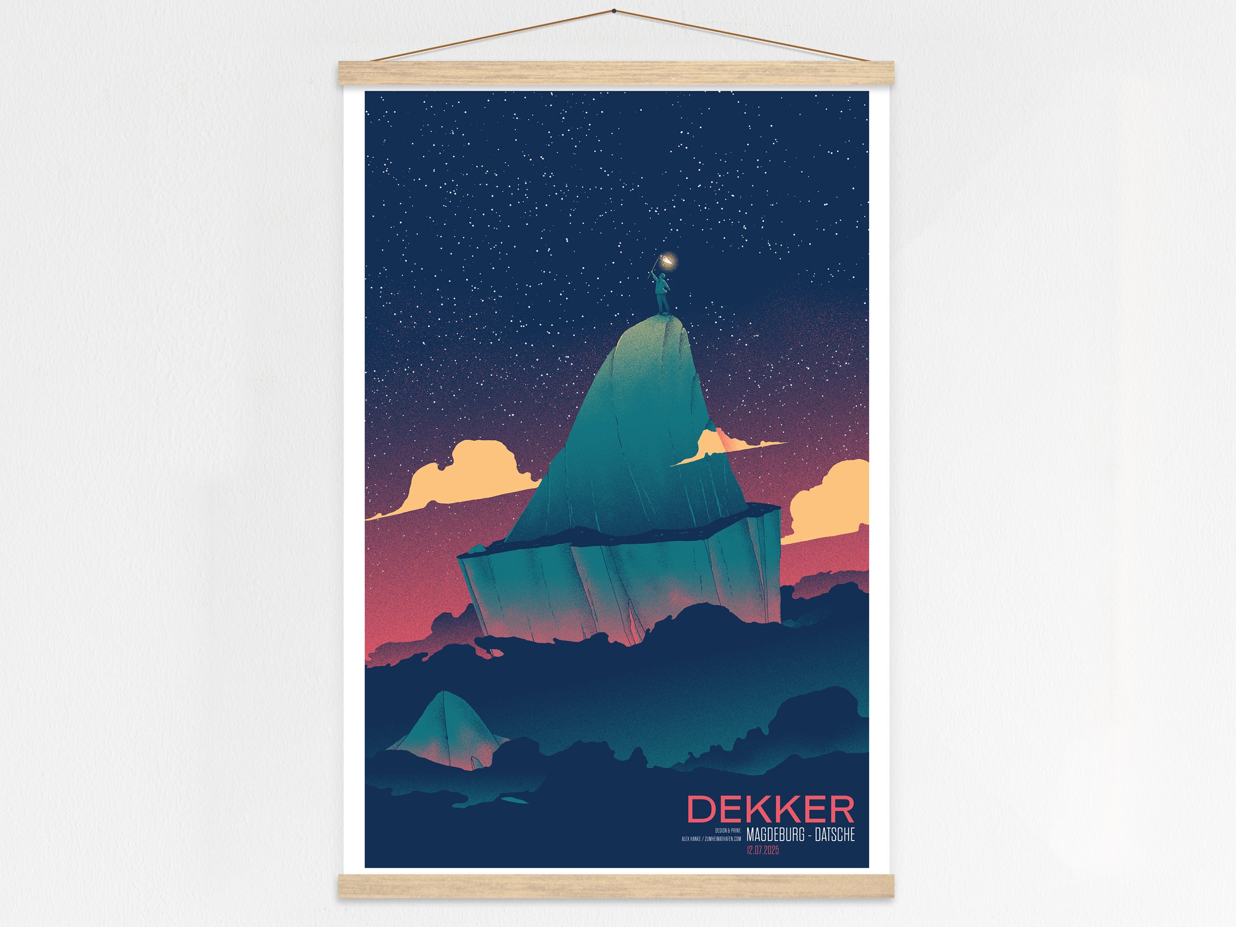 Dekker Show Poster with hanger