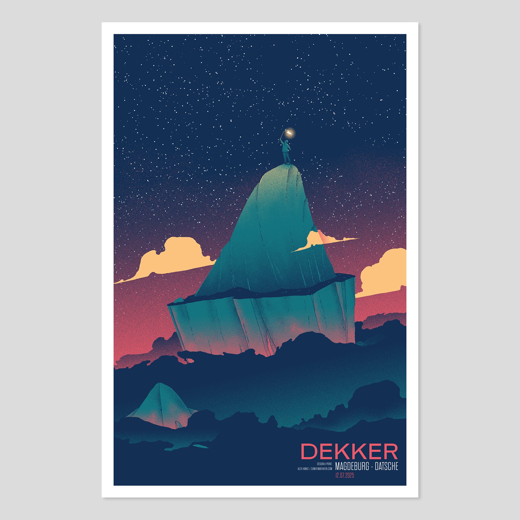 Dekker Concert Poster