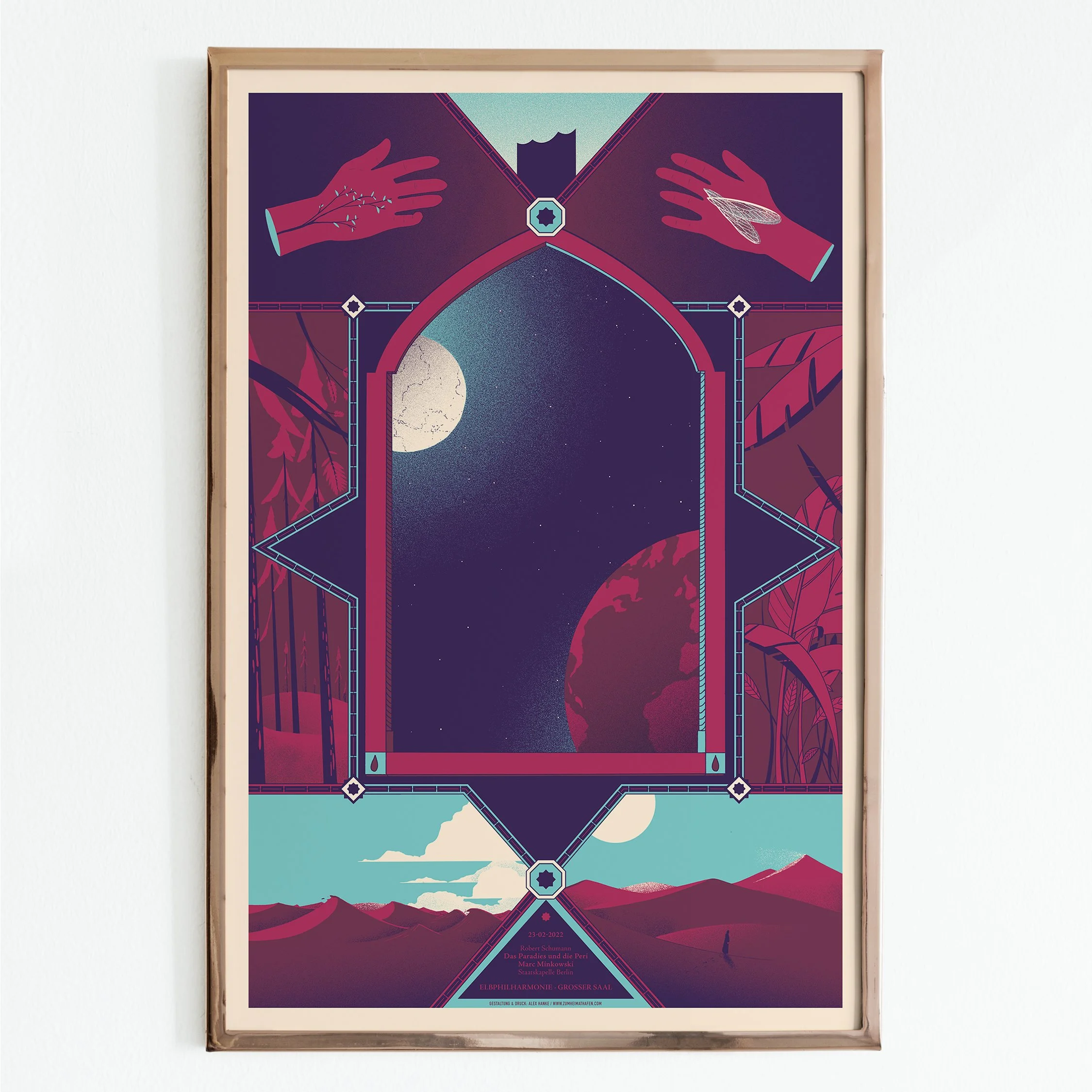 Paradies und die Peri Konzert Poster
